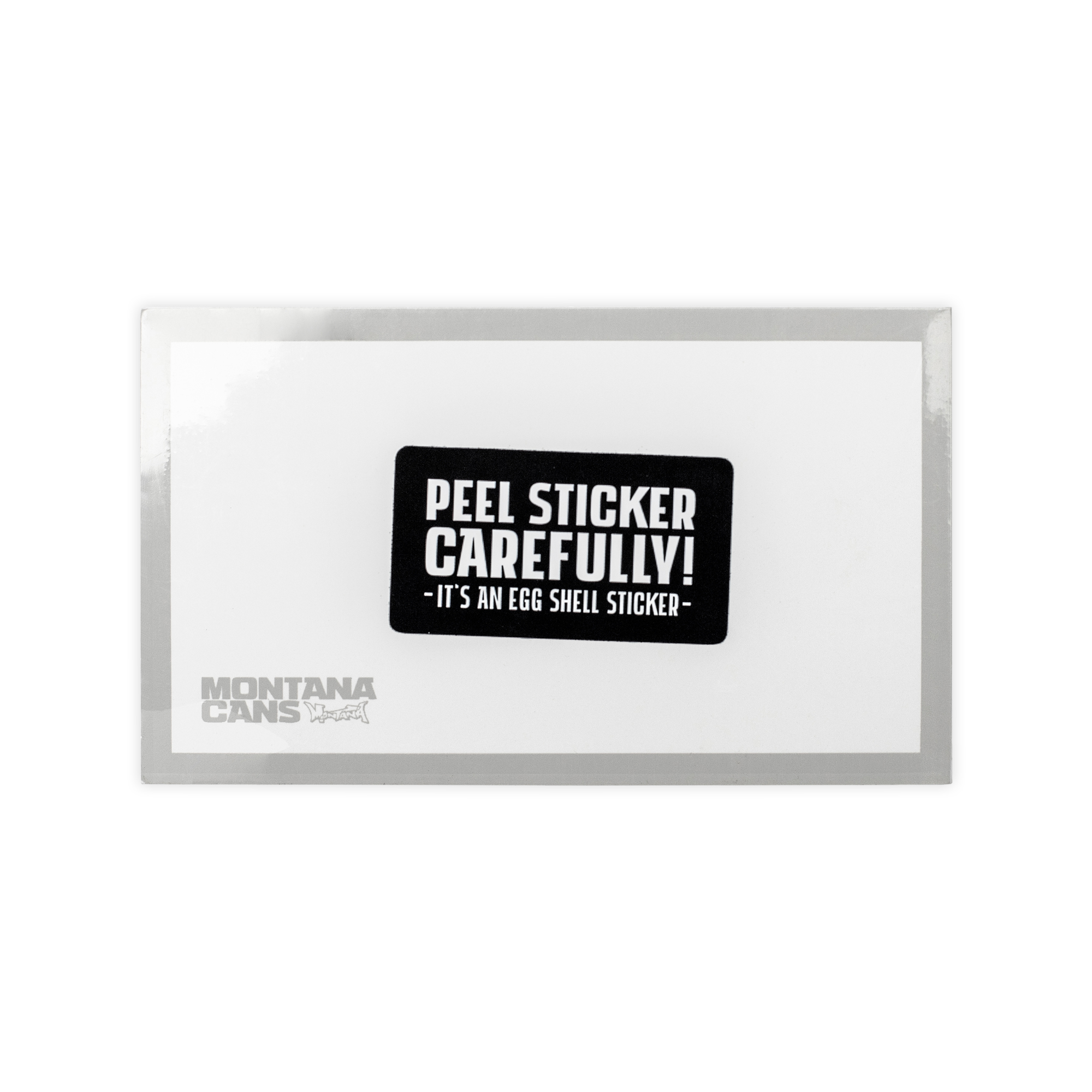 Montana Eggshell Sticker White