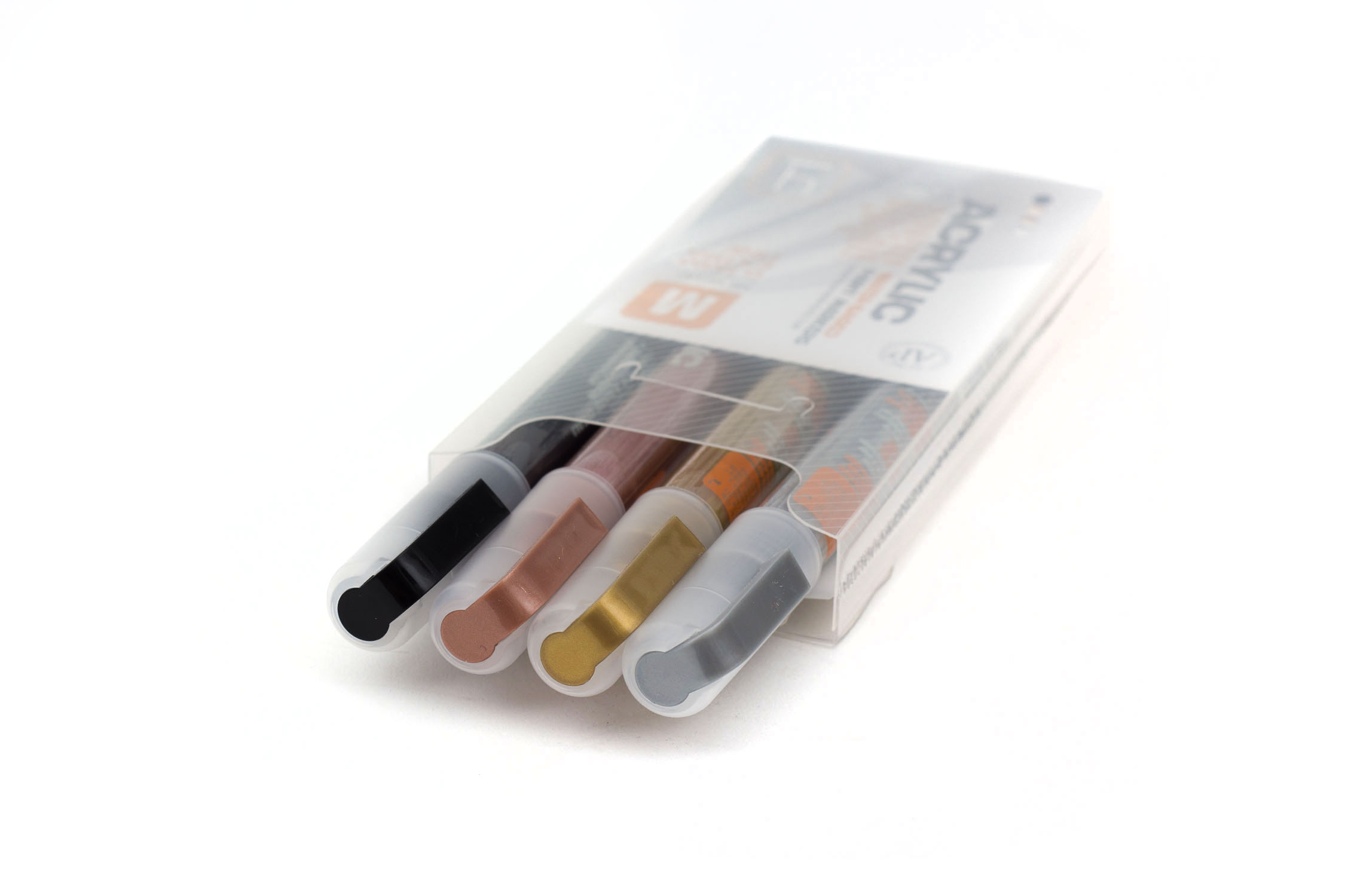 MO-ACR_MARKER_SETS_GRP-8045 Montana ACRYLIC Marker Set 4er Extra Fine Metallic