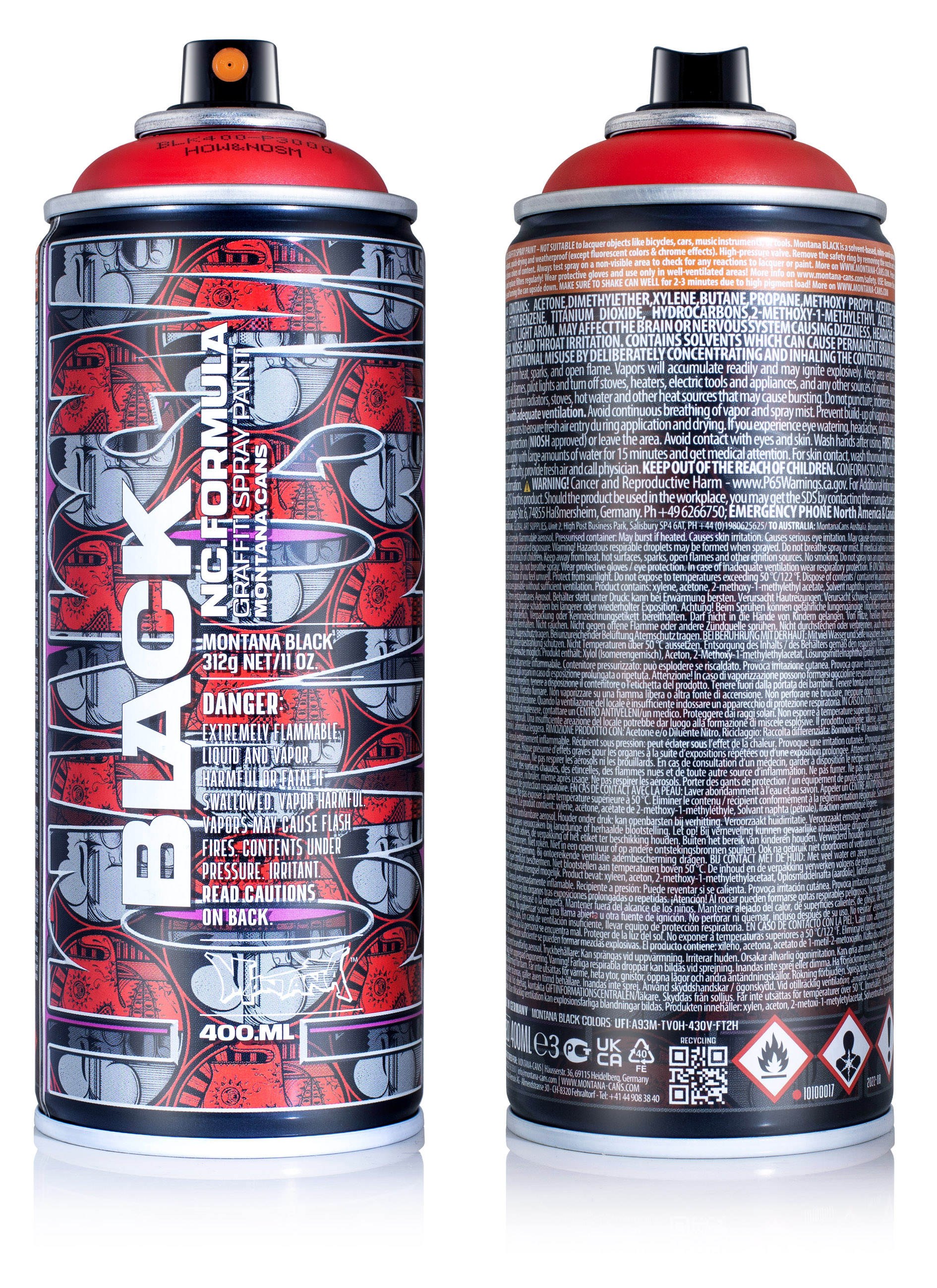 The Infamous Magazine Graffiti Montana Ironlak MTN Spray Paint Cans Art Can