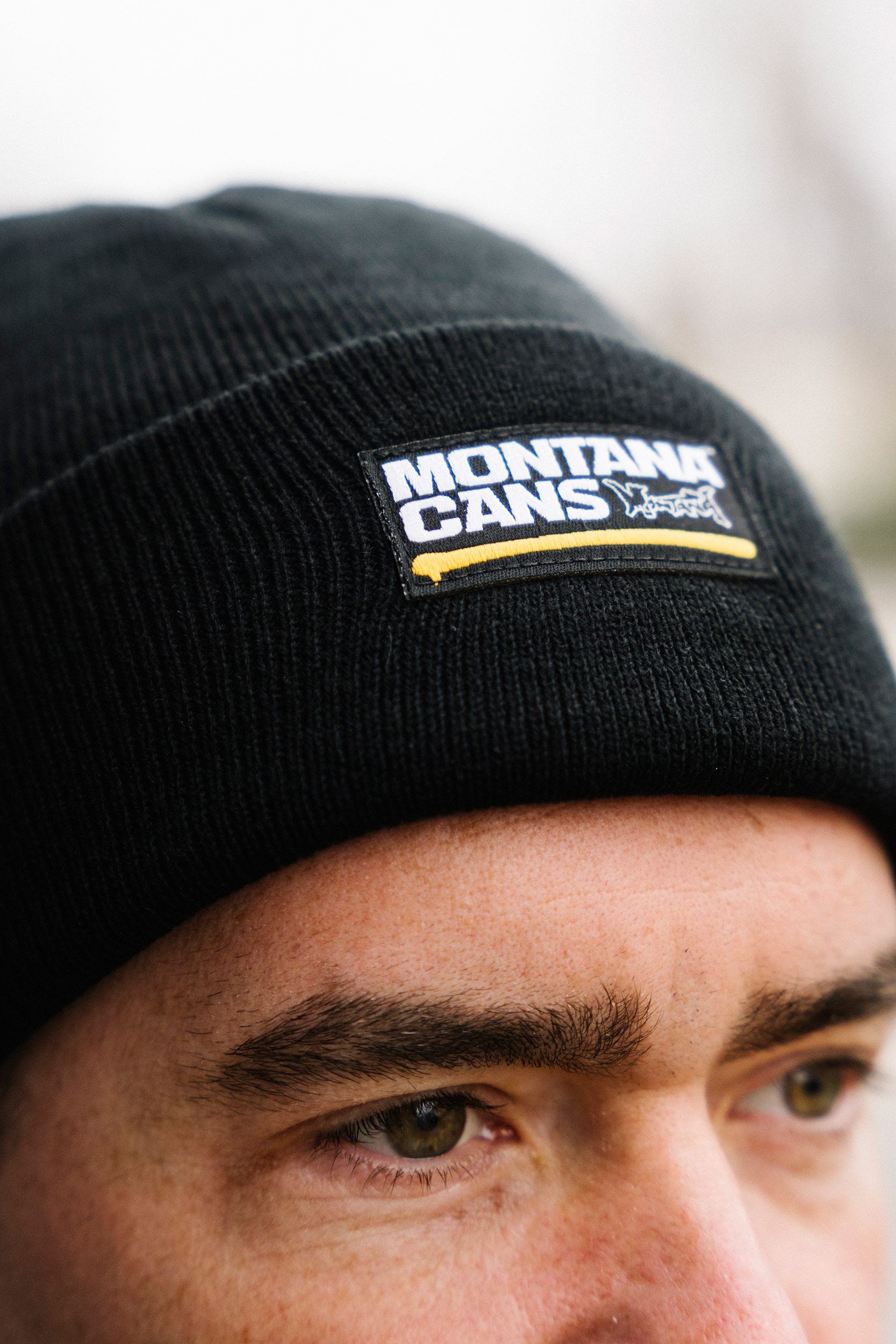 Montana Beanie Logo Line Black Montana Beanie Logo Line Black