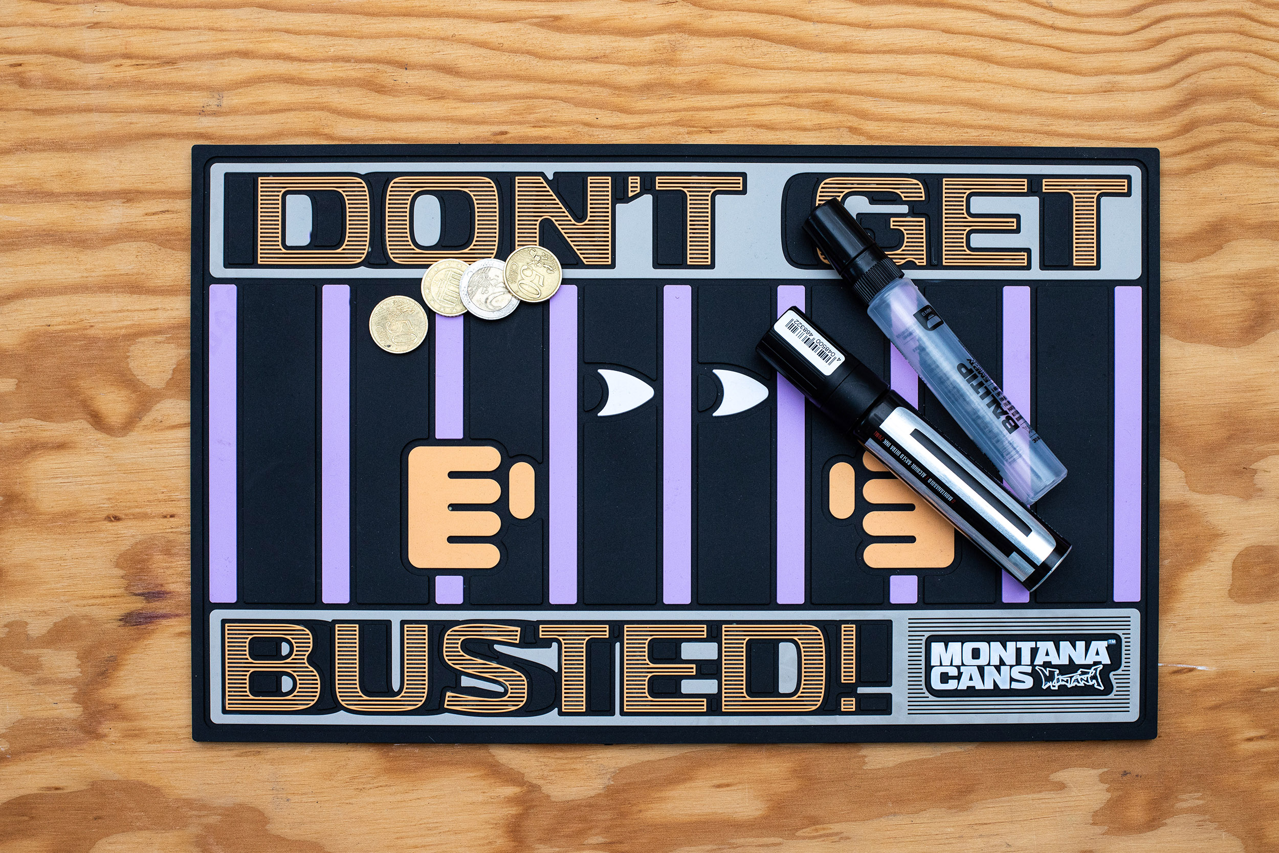 Montana Counter Mat - DON´T GET BUSTED Montana Counter Mat - DON´T GET BUSTED