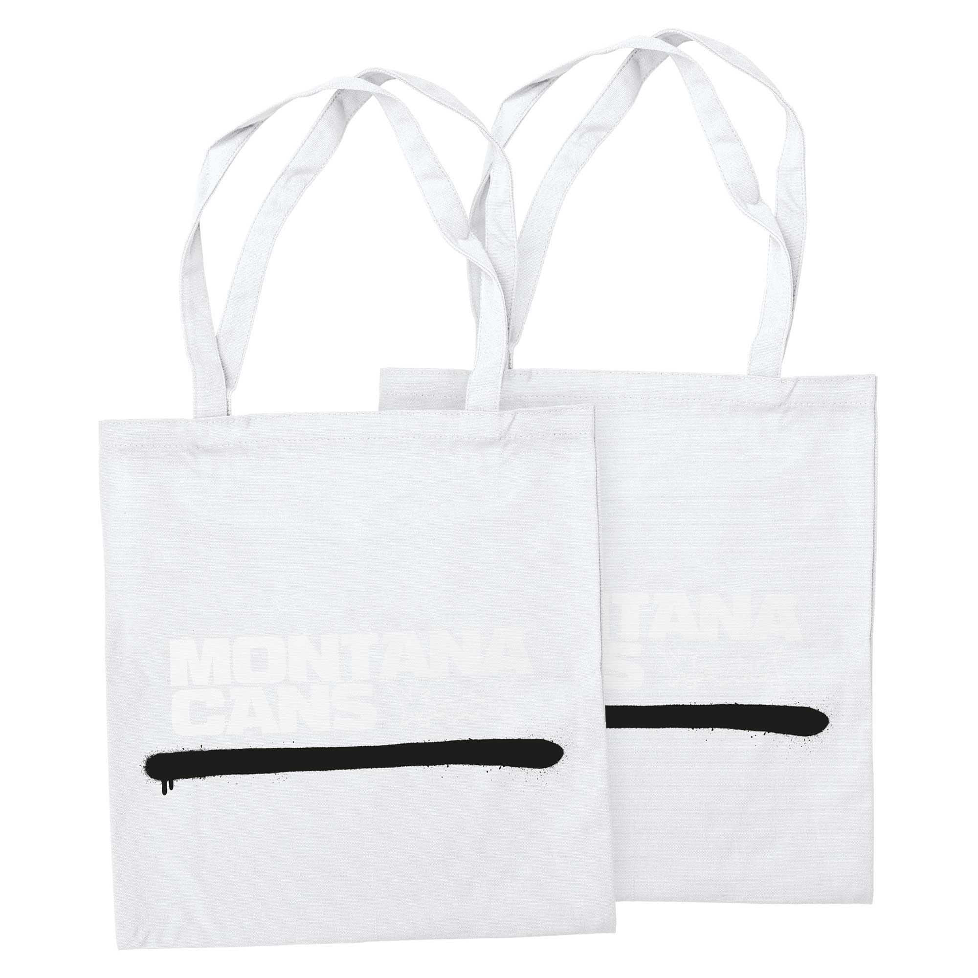 Montana Cotton Bag - Logoline Monochrome White