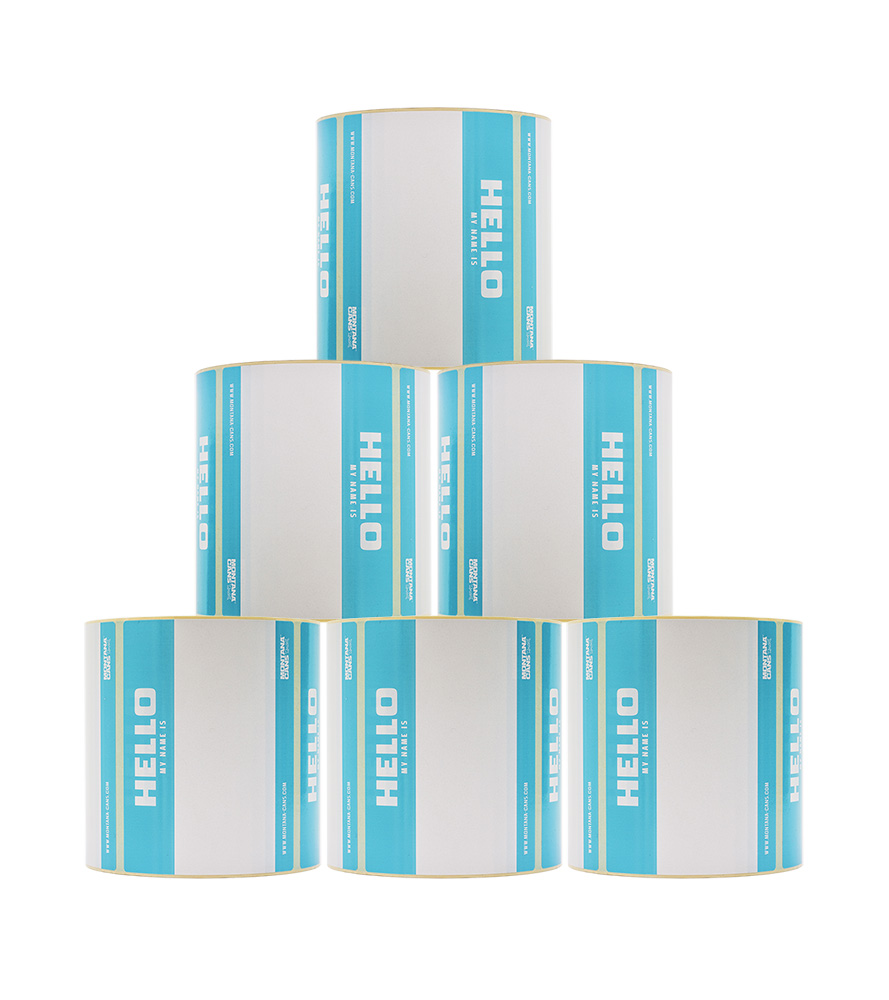 MONTANA-HELLOMYNAME-STICKER_MG_6391 Montana HELLO MY NAME Roll of Stickers