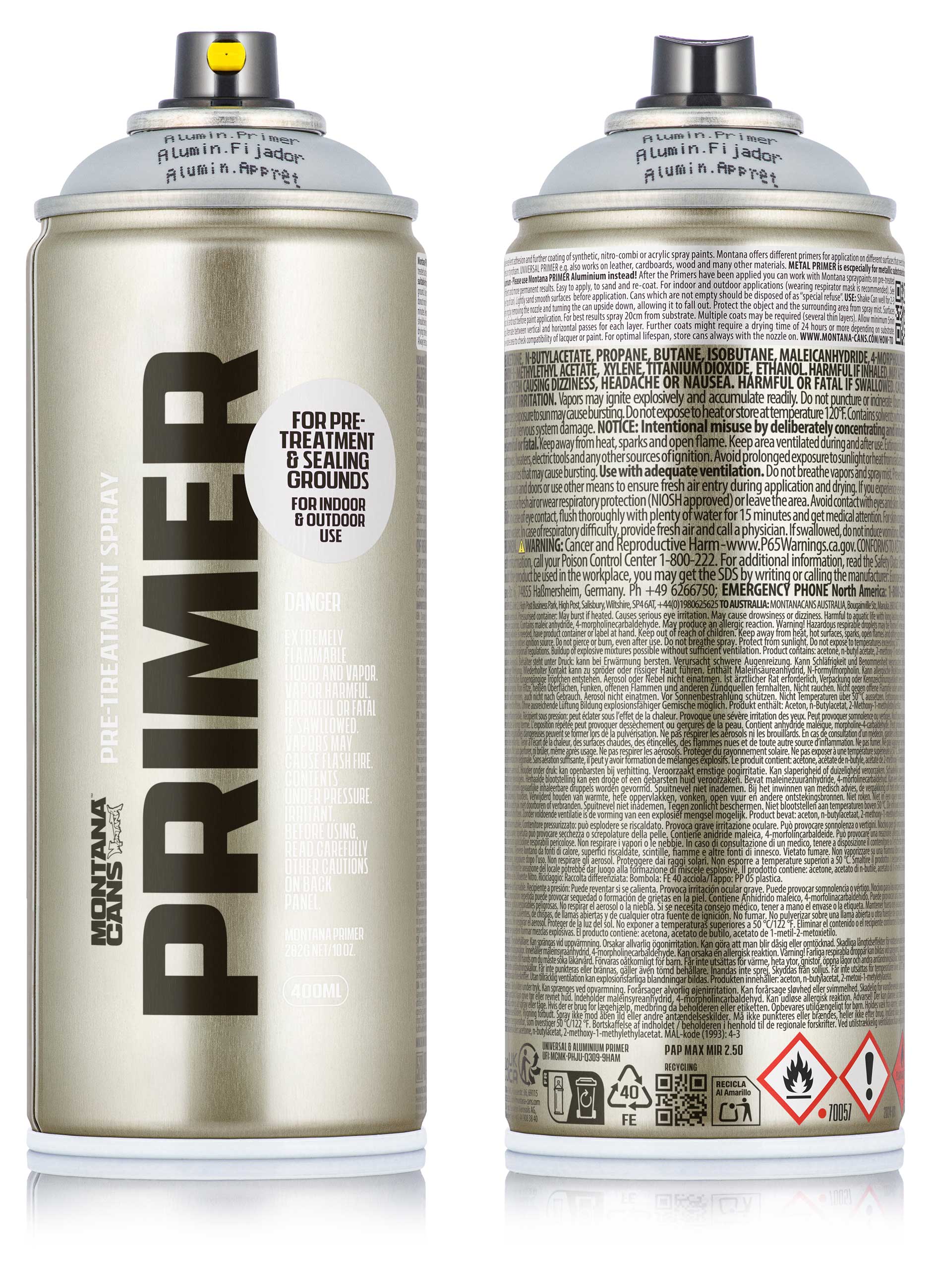 Montana PRIMER 400ml - Aluminium