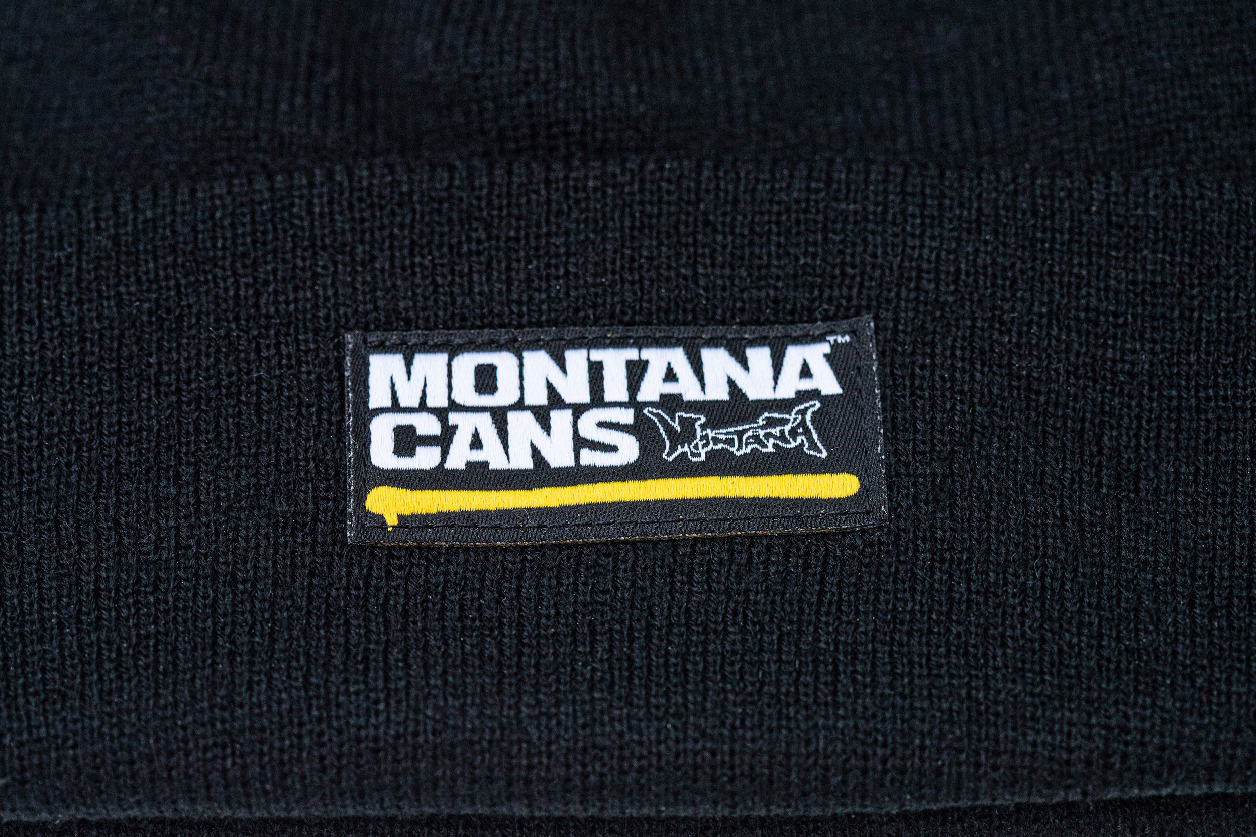 Montana Beanie Logo Line Black Montana Beanie Logo Line Black