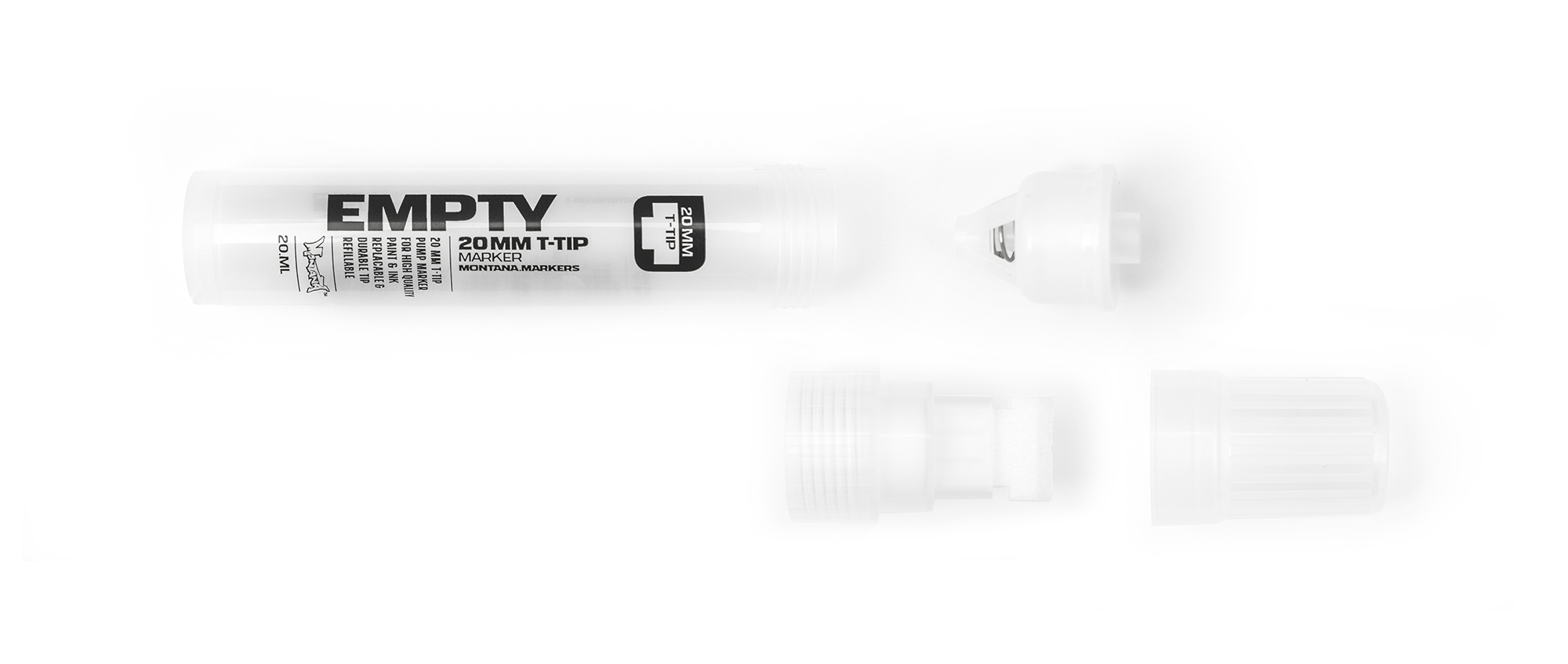 1702_MONTANA-EMPTY-MARKER-DETAILS-6302 Montana Empty Marker 20MM T-Tip