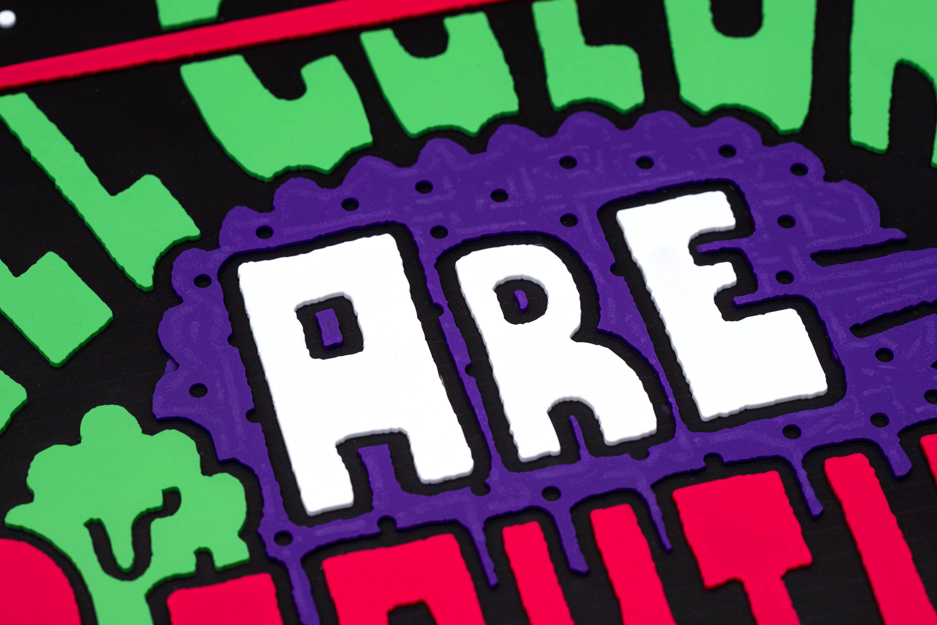 Montana DOORMAT (Fußmatte) - "ALL COLORS ARE BEAUTIFUL" von Max Solca Montana DOORMAT (Fußmatte) - "ALL COLORS ARE BEAUTIFUL" von Max Solca