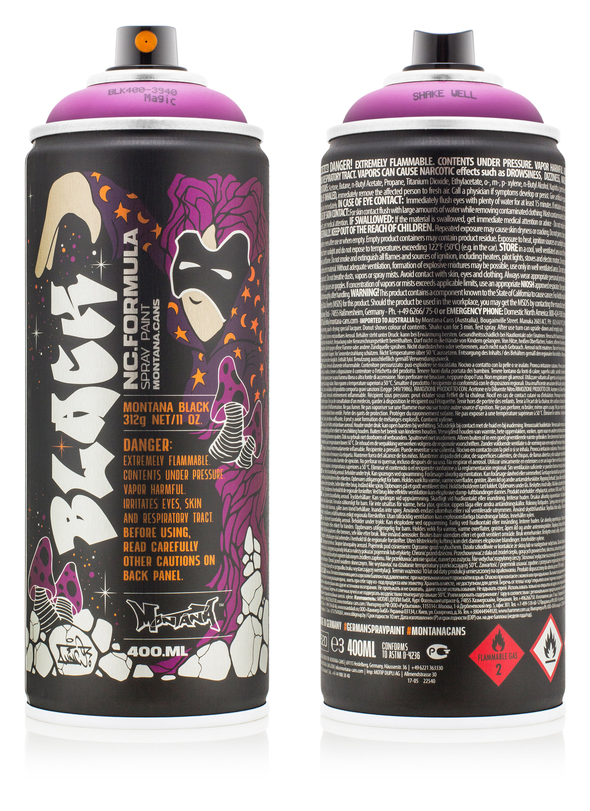 Montana Cans BLACK Limited Edition Spray Can - LAIA - InfamyArt