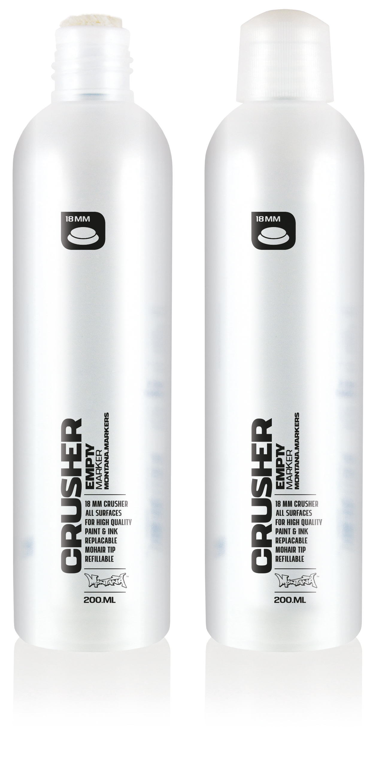 MONTANA-EMPTY-CRUHSER-200ML Montana Replacement Tip 18mm Crusher