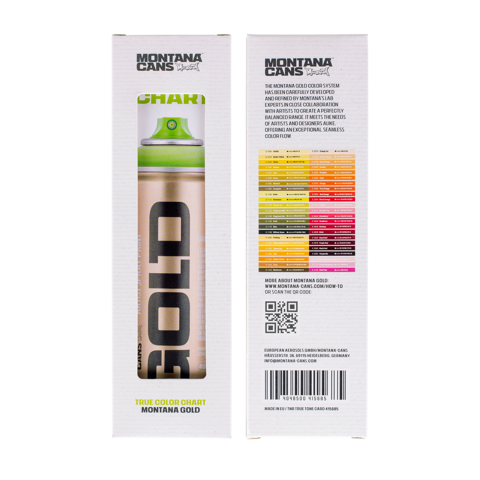 Montana True Color Swatch GOLD