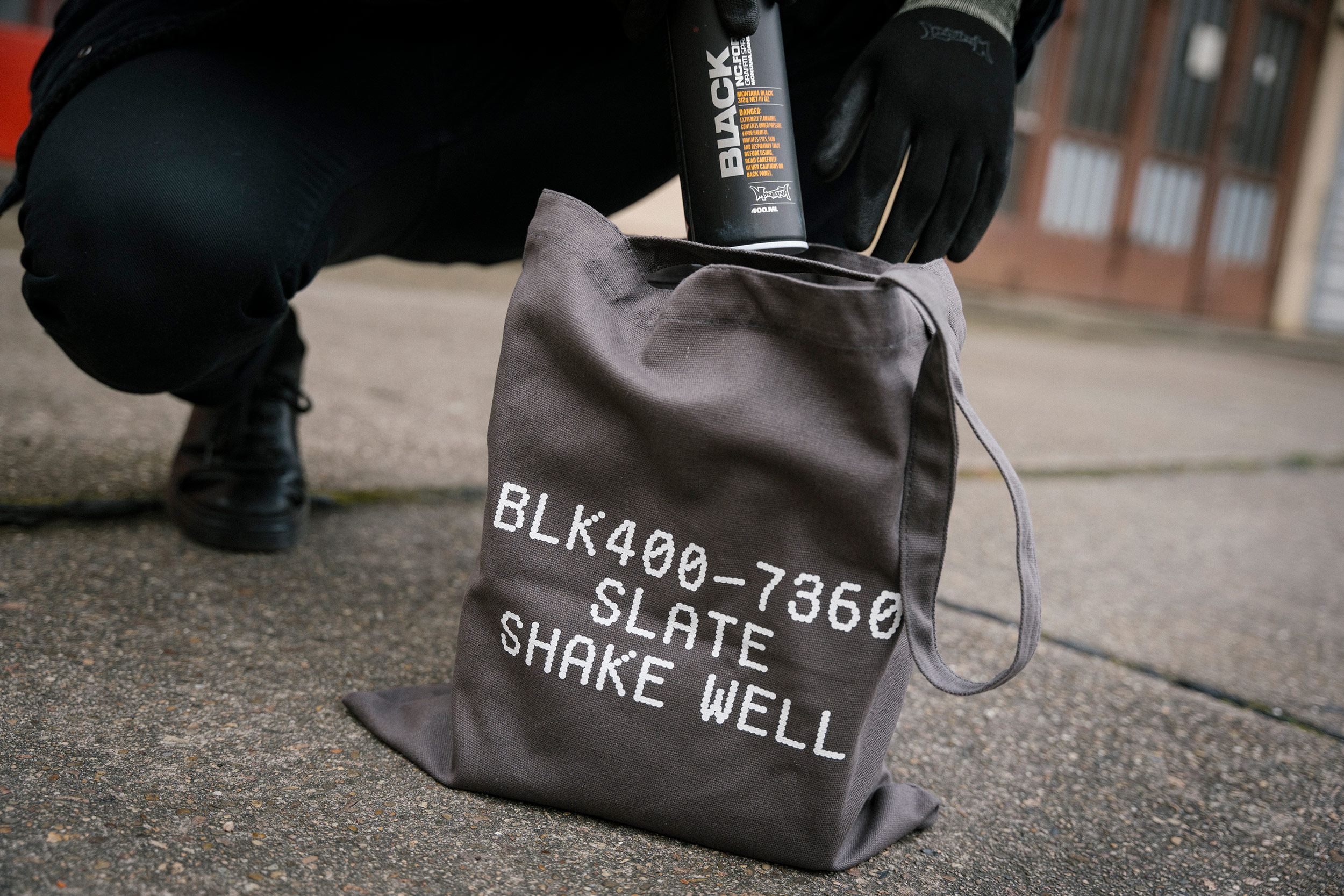 Montana Cotton Bag Donut Print - 7360 Slate Montana Cotton Bag Donut Print - 7360 Slate