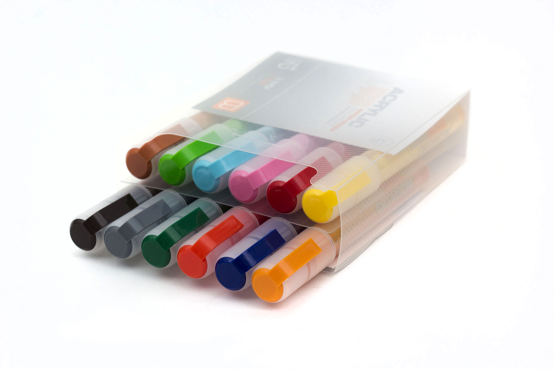 Montana-Cans Montana Acrylic Marker Sets, 12-Marker Set A - 2mm