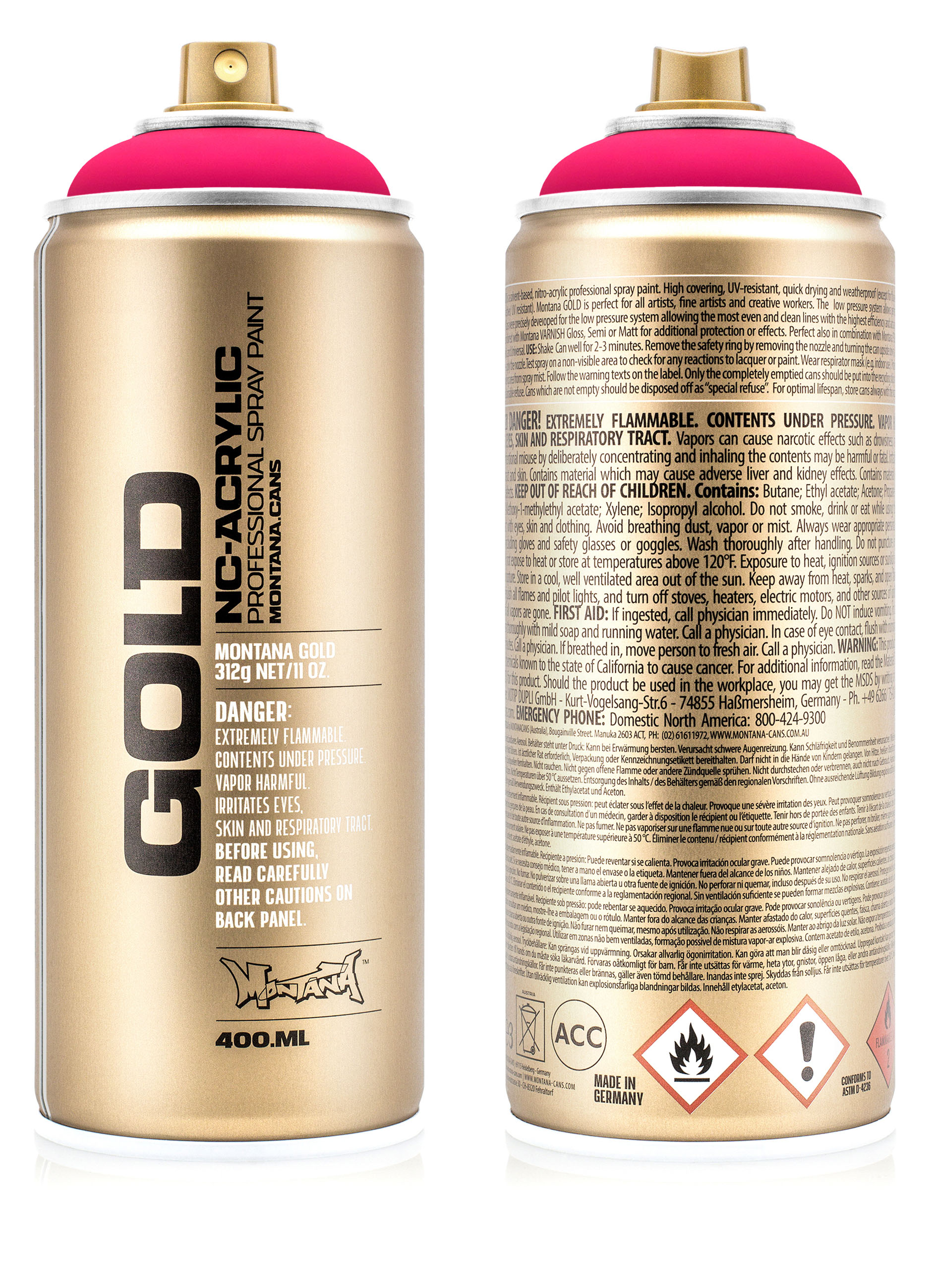 Montana GOLD 400ml - Fluorescent Colors Montana GOLD 400ml - Fluorescent Colors