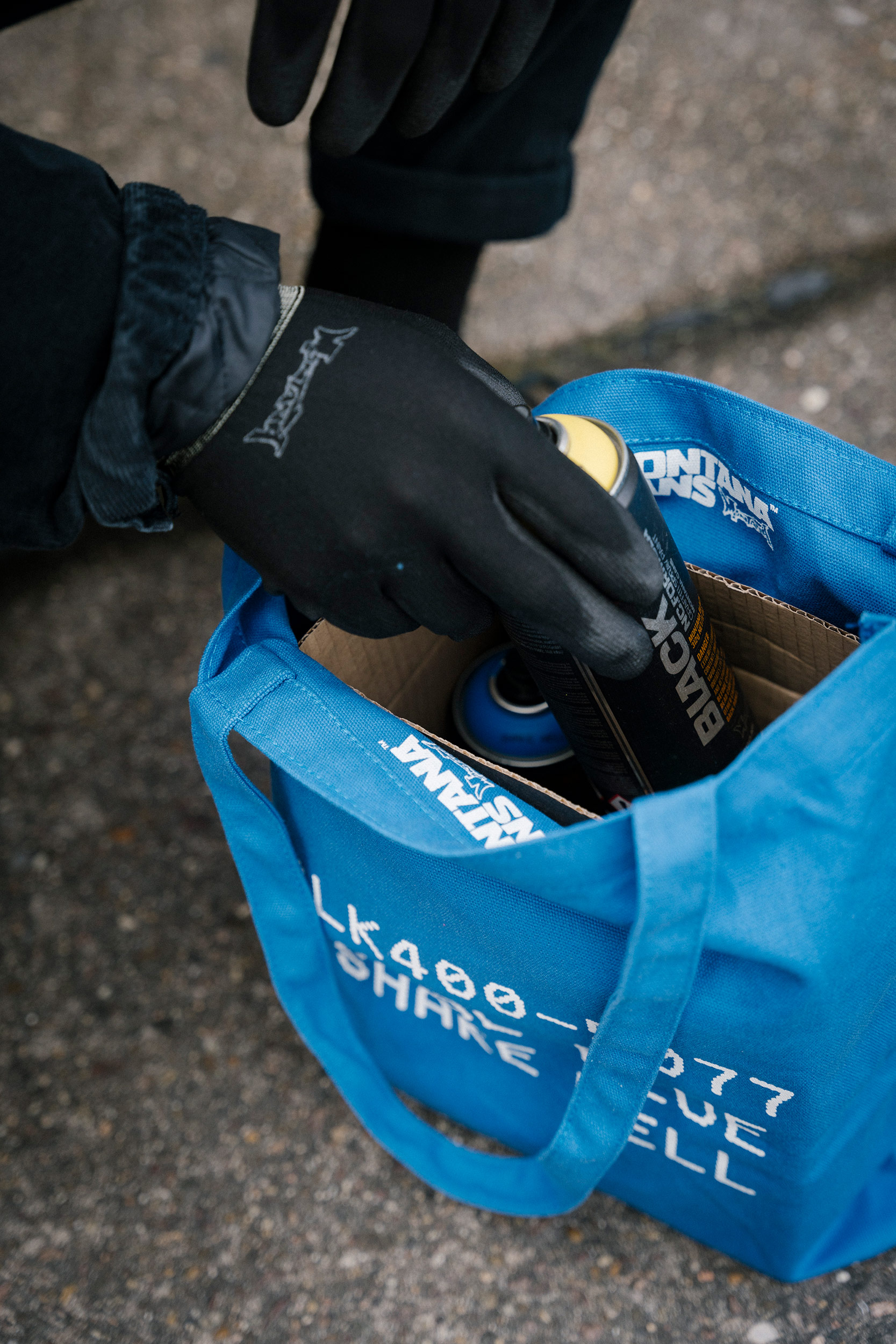 Montana Cotton Bag Donut Print - 5077 Royal Blue Montana Cotton Bag Donut Print - 5077 Royal Blue