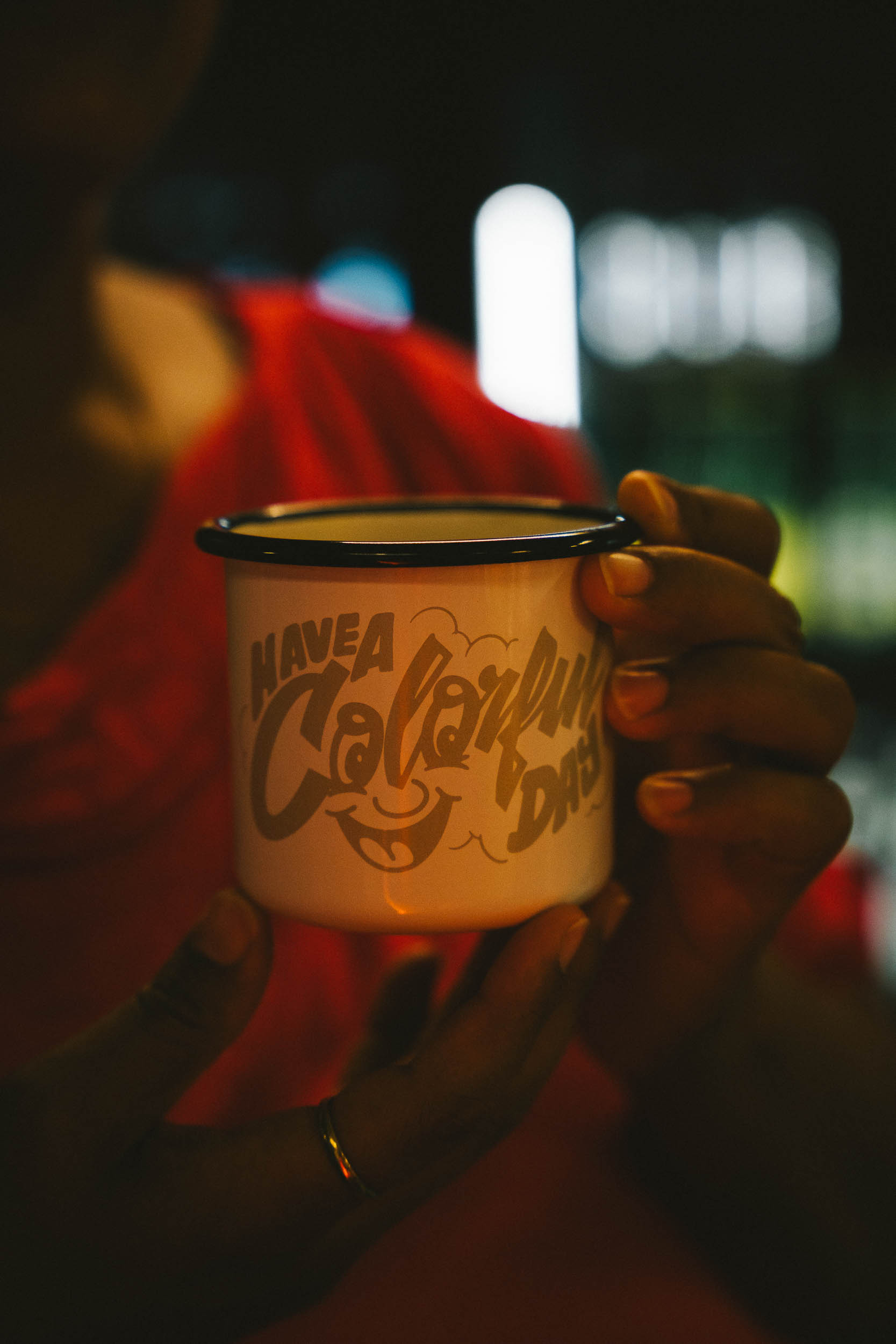 Montana Enamel Mug “Have A Colorful Day” Montana Enamel Mug “Have A Colorful Day”