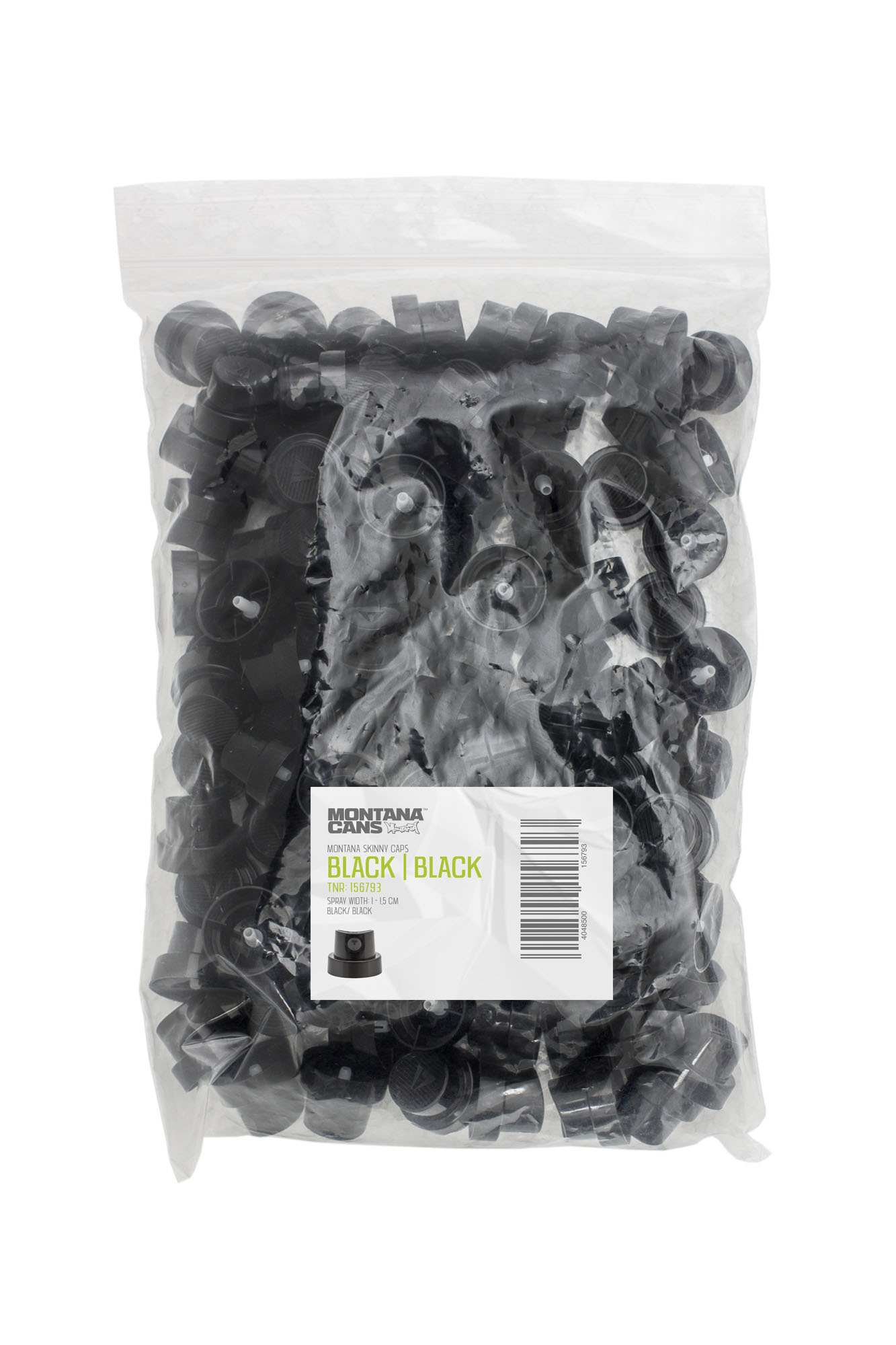 MO-CAPS_SKINNY_BLACK_BLACK Montana Skinny Cap Black/Black