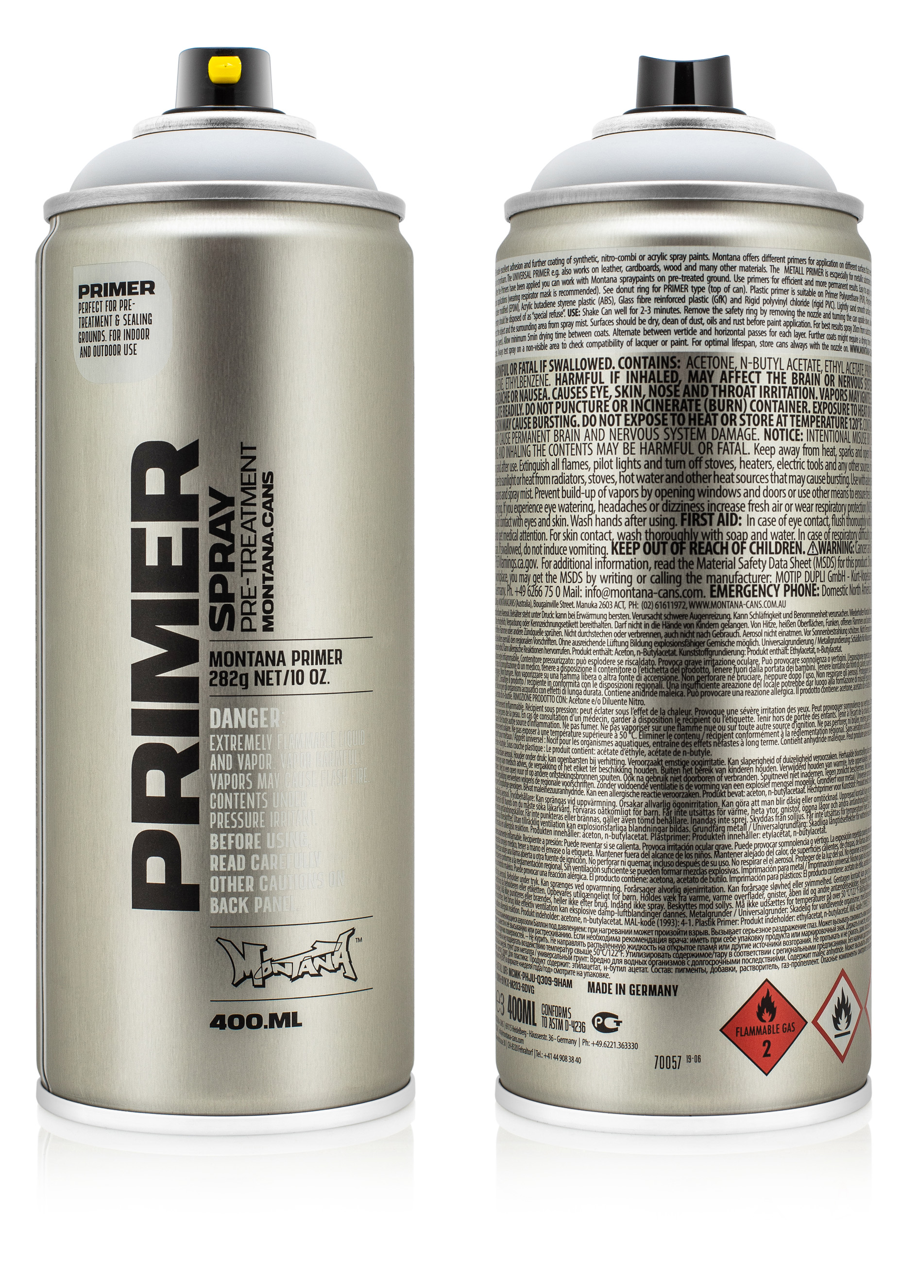 Montana PRIMER 400ml - Aluminium