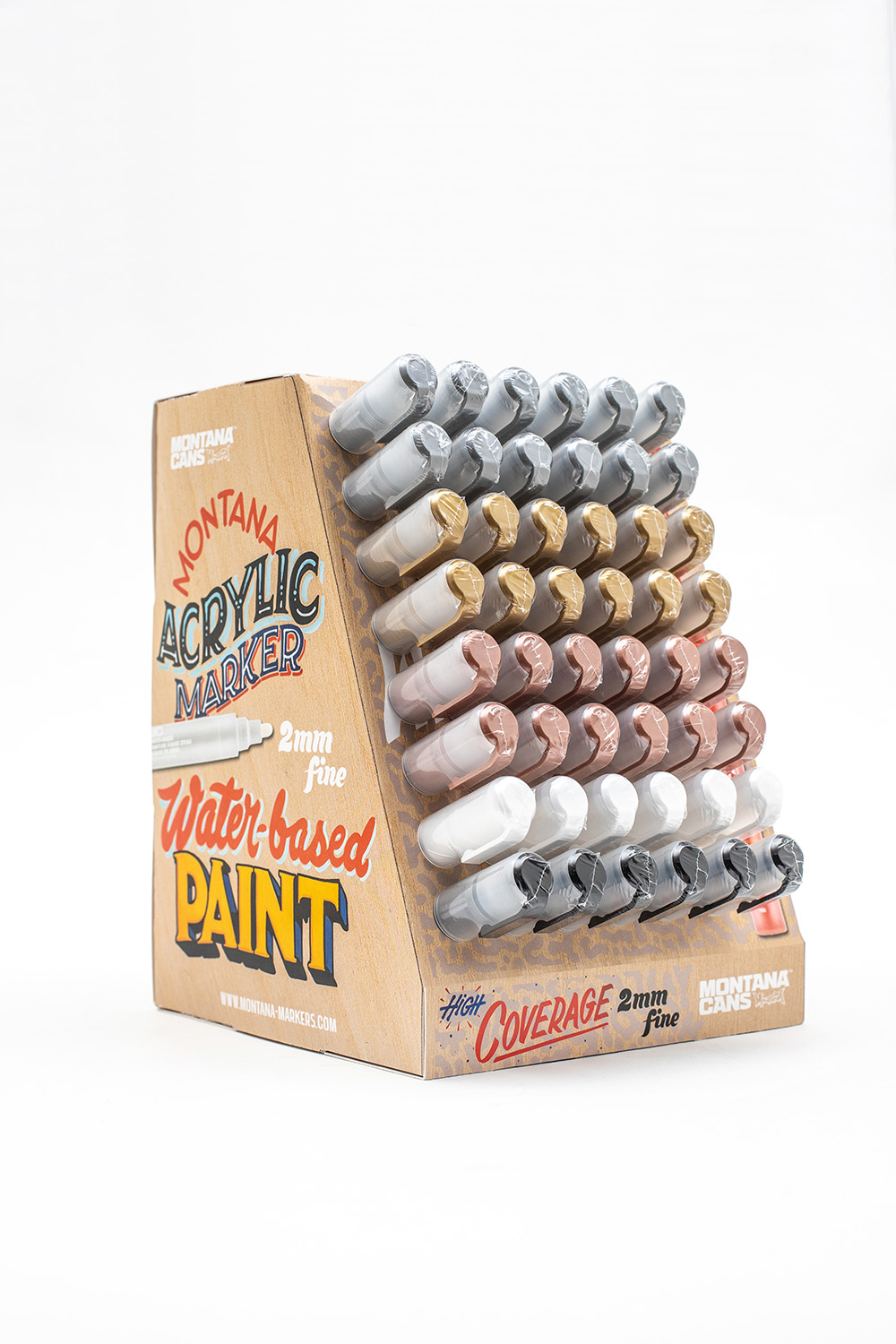 MONTANA-ACRYLIC-DISPLAY-6930 Montana ACRYLIC Marker 2mm Action Display Empty