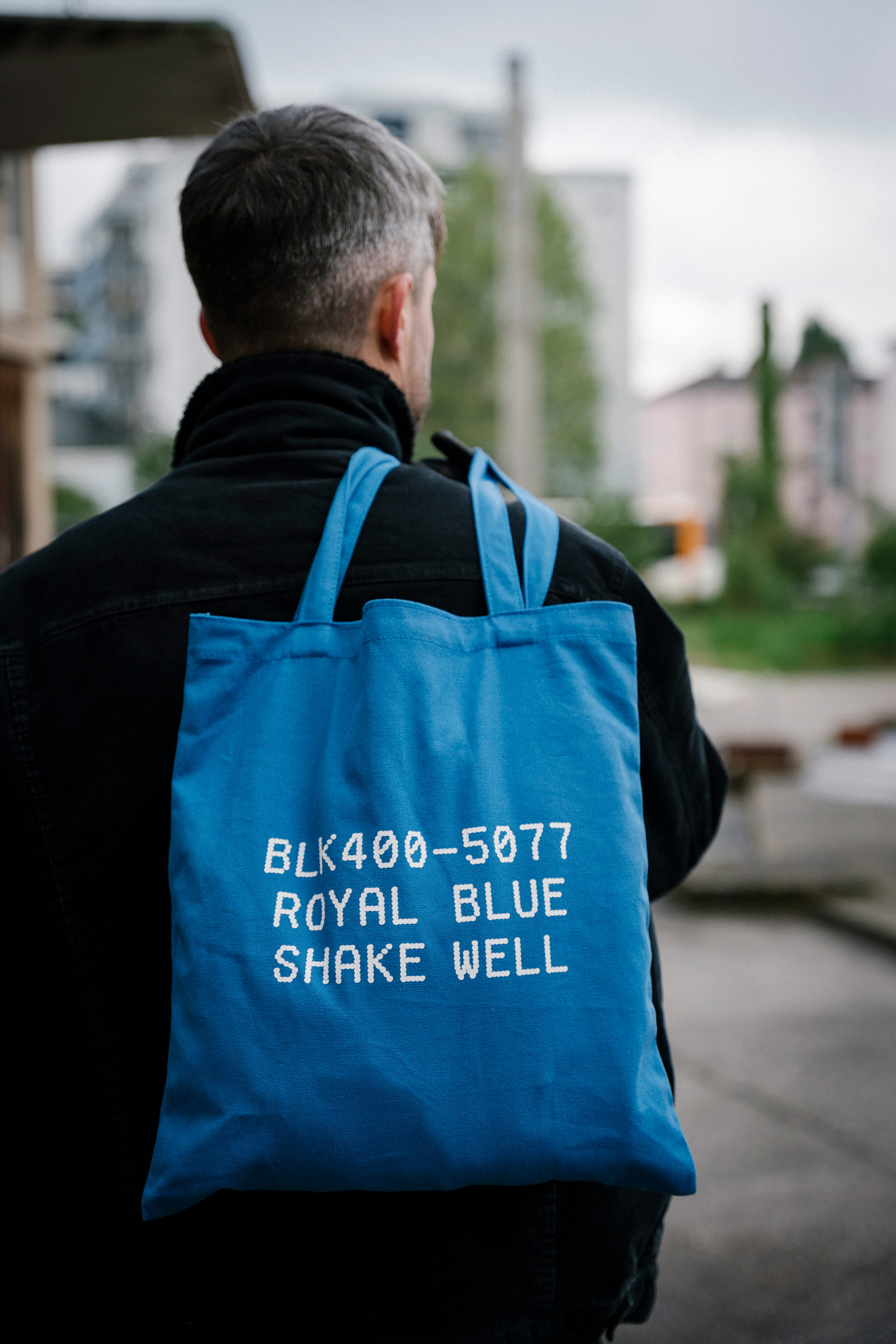 Montana Cotton Bag Donut Print - 5077 Royal Blue Montana Cotton Bag Donut Print - 5077 Royal Blue