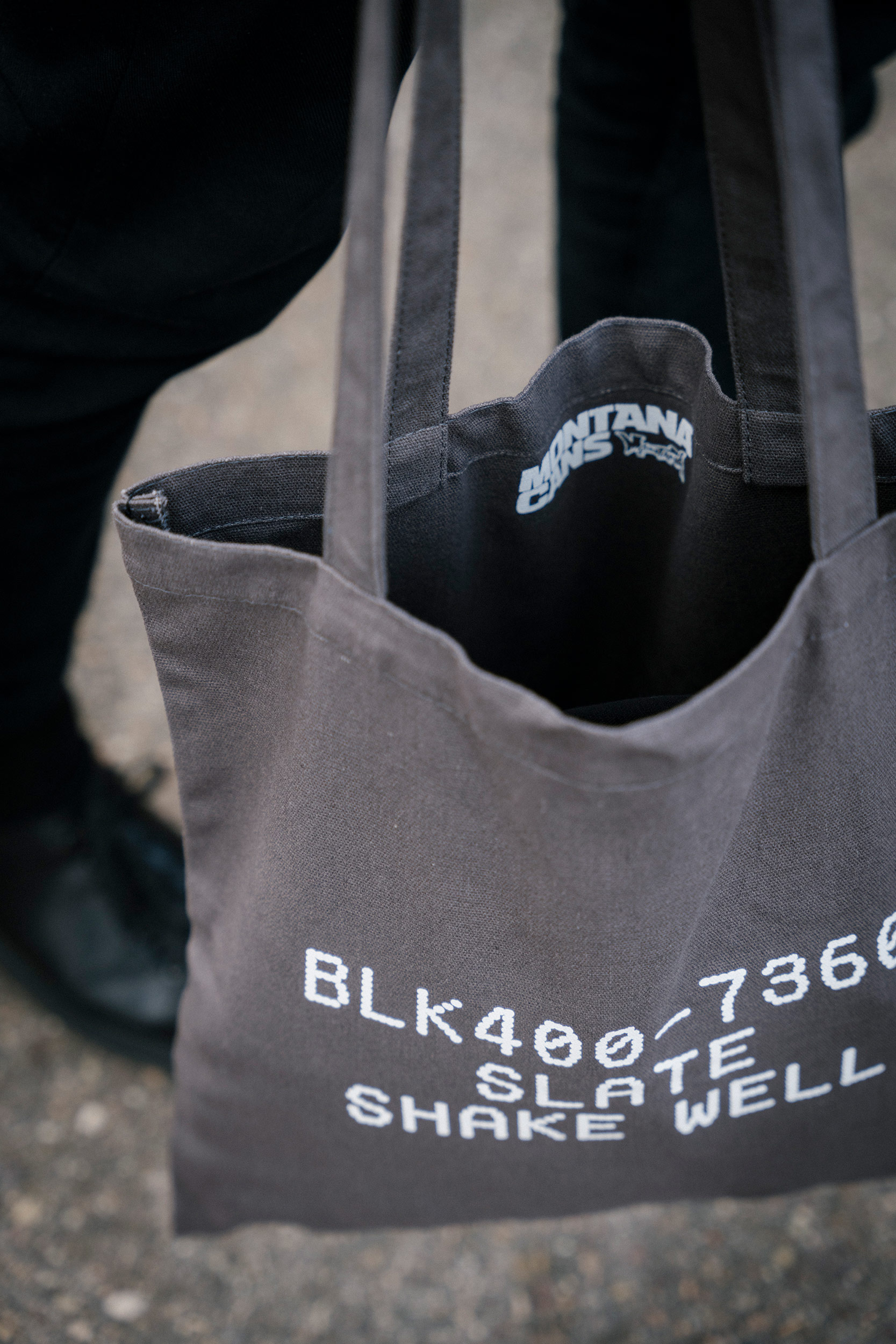 Montana Cotton Bag Donut Print - 7360 Slate Montana Cotton Bag Donut Print - 7360 Slate