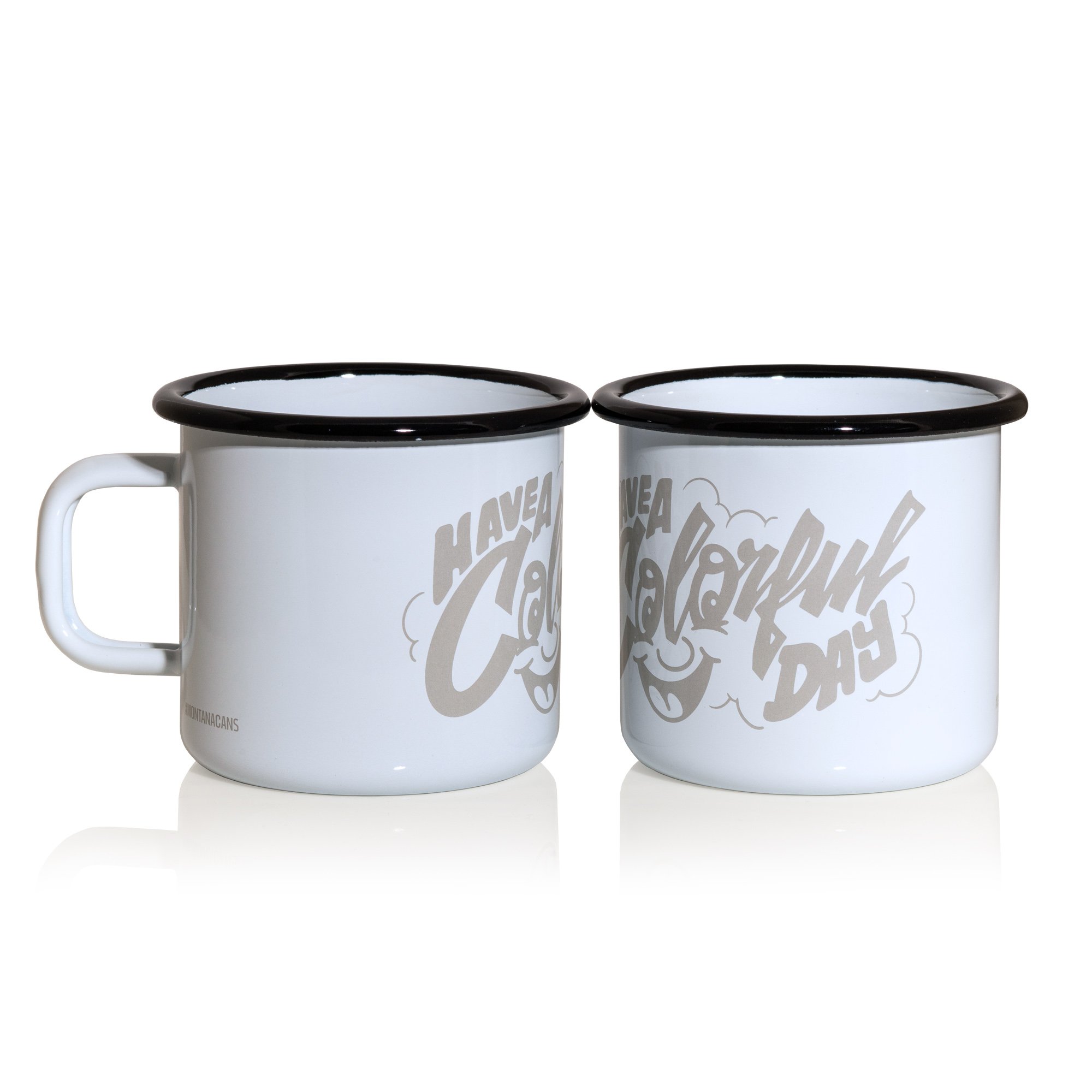Montana Enamel Mug “Have A Colorful Day” Montana Enamel Mug “Have A Colorful Day”