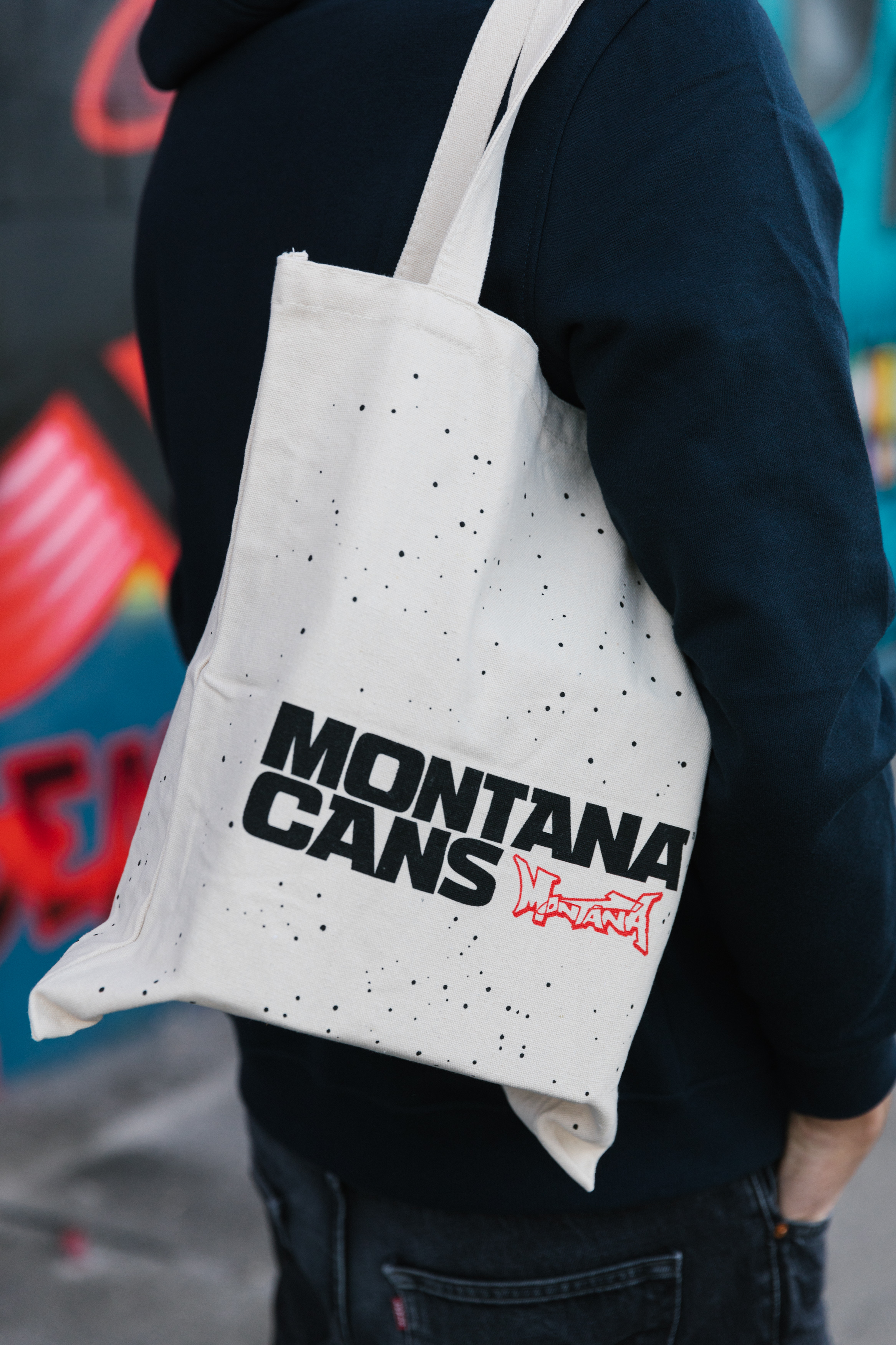 Clothing_Montana_Cans_PHV_Heidelberg_DanielSchreiber_67 Montana Typo-Logo+Stars Cotton Bag - Natural