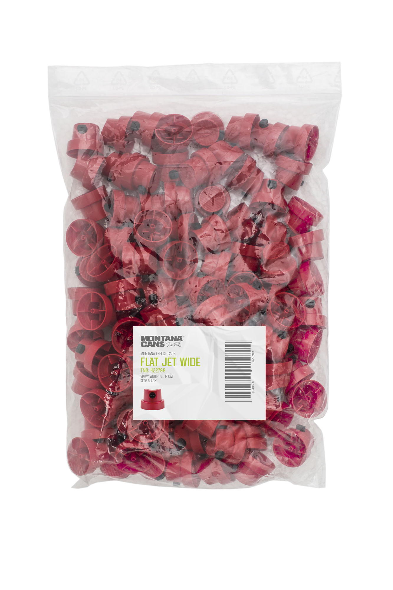 MO-CAPS_EFFECT_RED_BLACK Montana Flat Jet Cap Wide