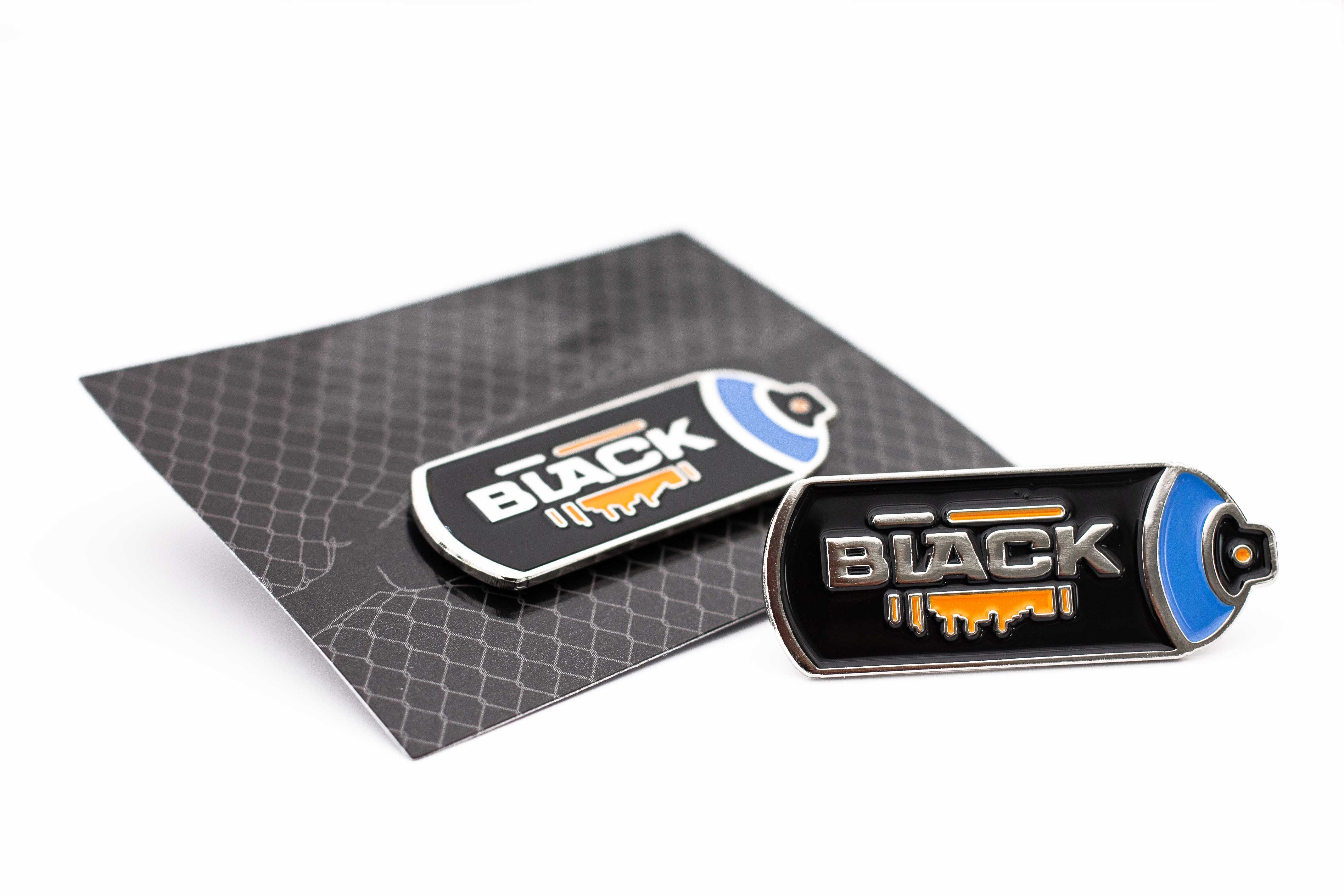 Montana BLACK Can  Pin