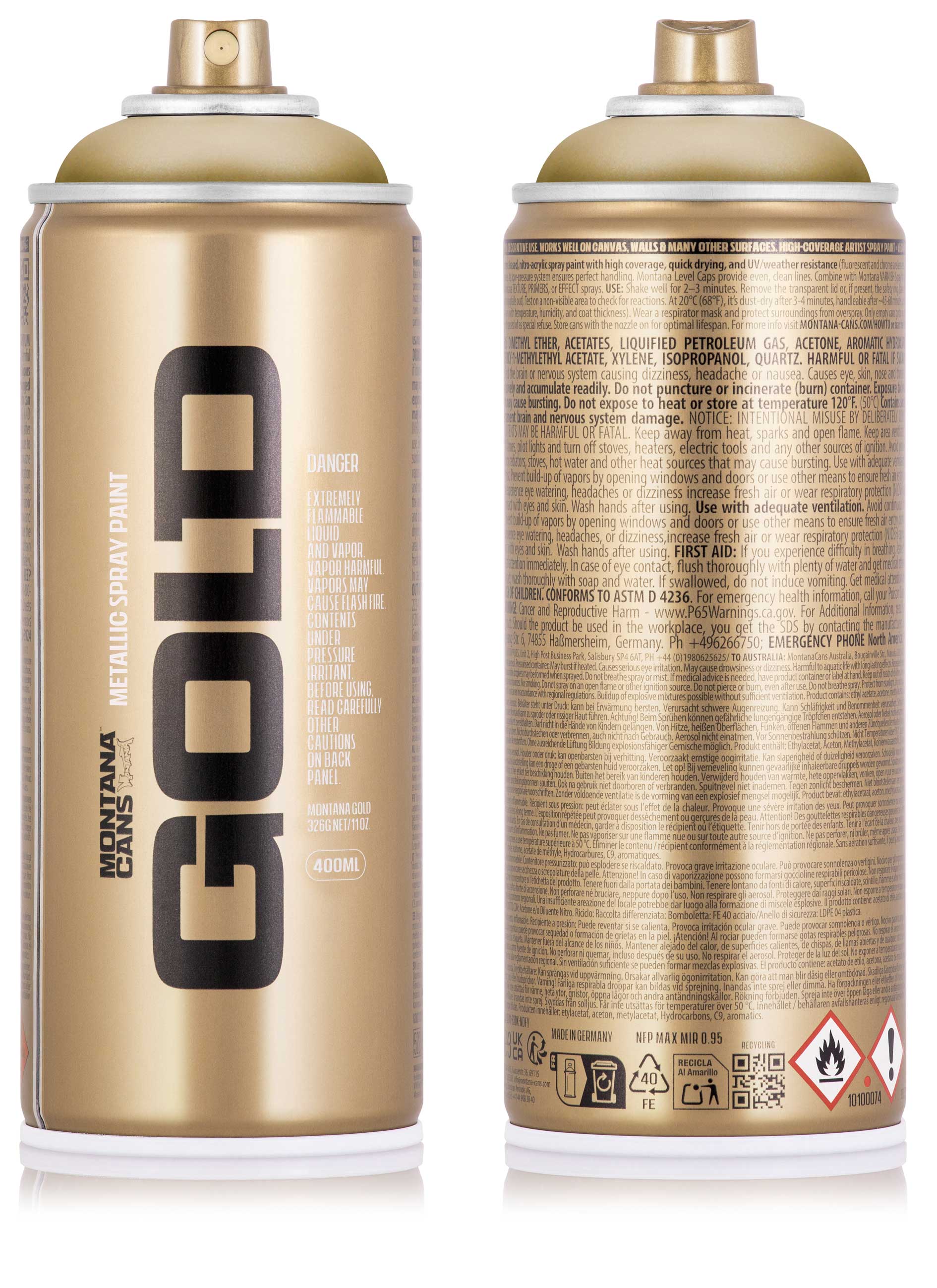 Montana GOLD 400ml - Metallic Colors