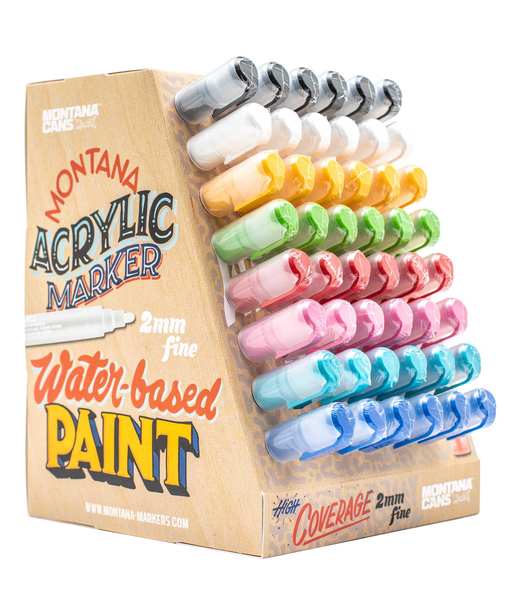 MONTANA-ACRYLIC-MARKER-DISPLAY-BASIC-02 Montana ACRYLIC Marker 2mm Action Display Basic