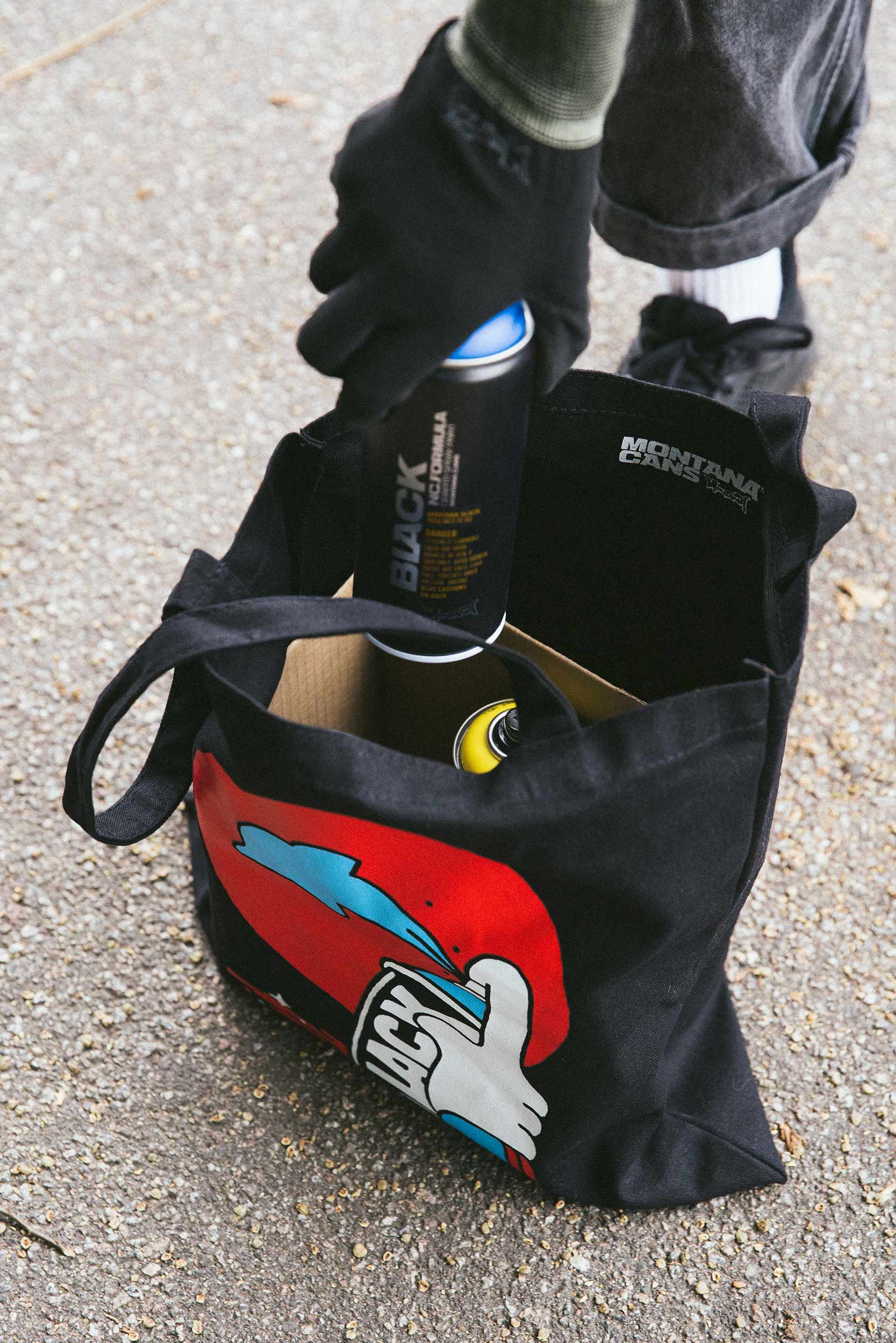 Montana Baumwolltasche "Dolphin" von Max Solca Montana Baumwolltasche "Dolphin" von Max Solca