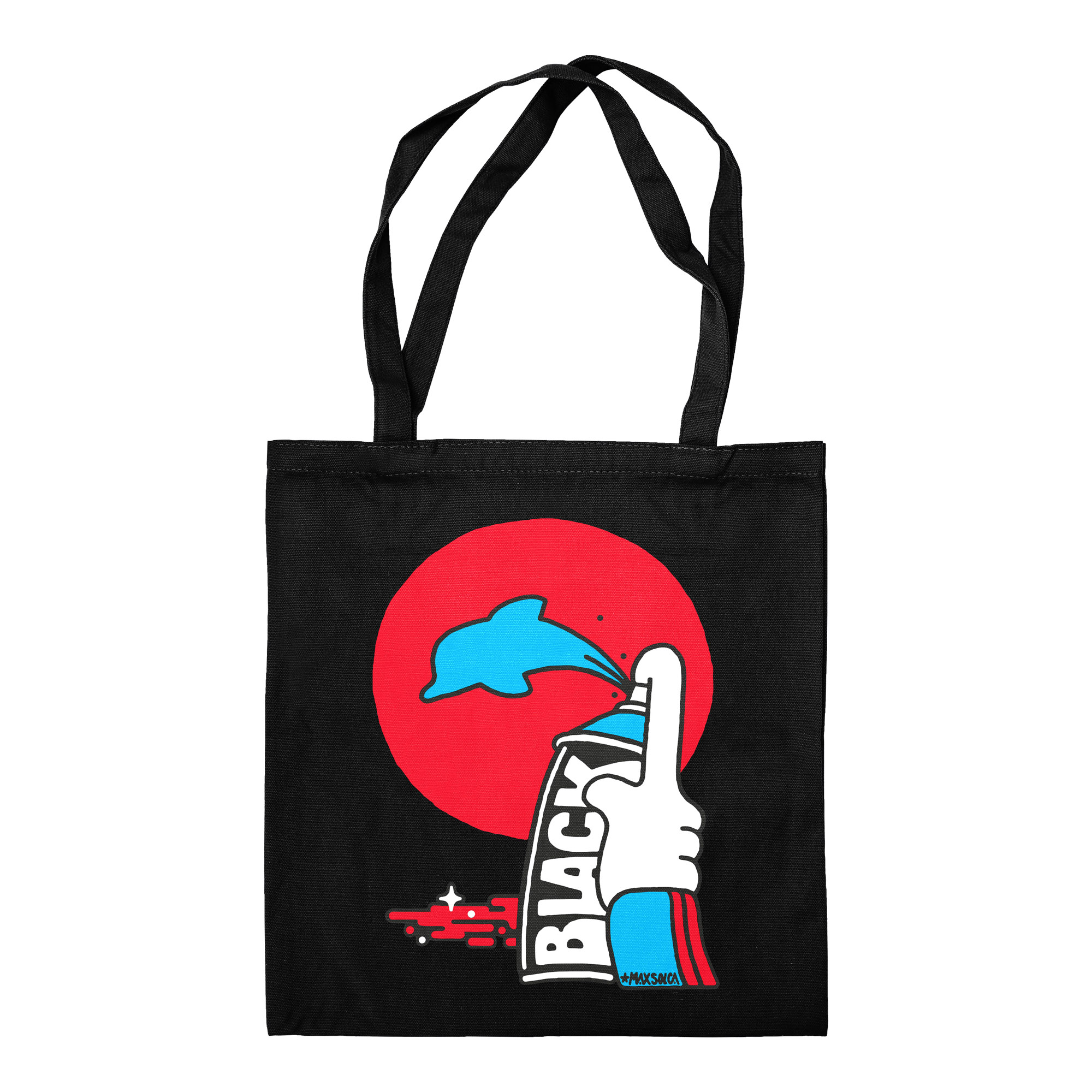 Montana Cotton Bag "Dolphin" by Max Solca