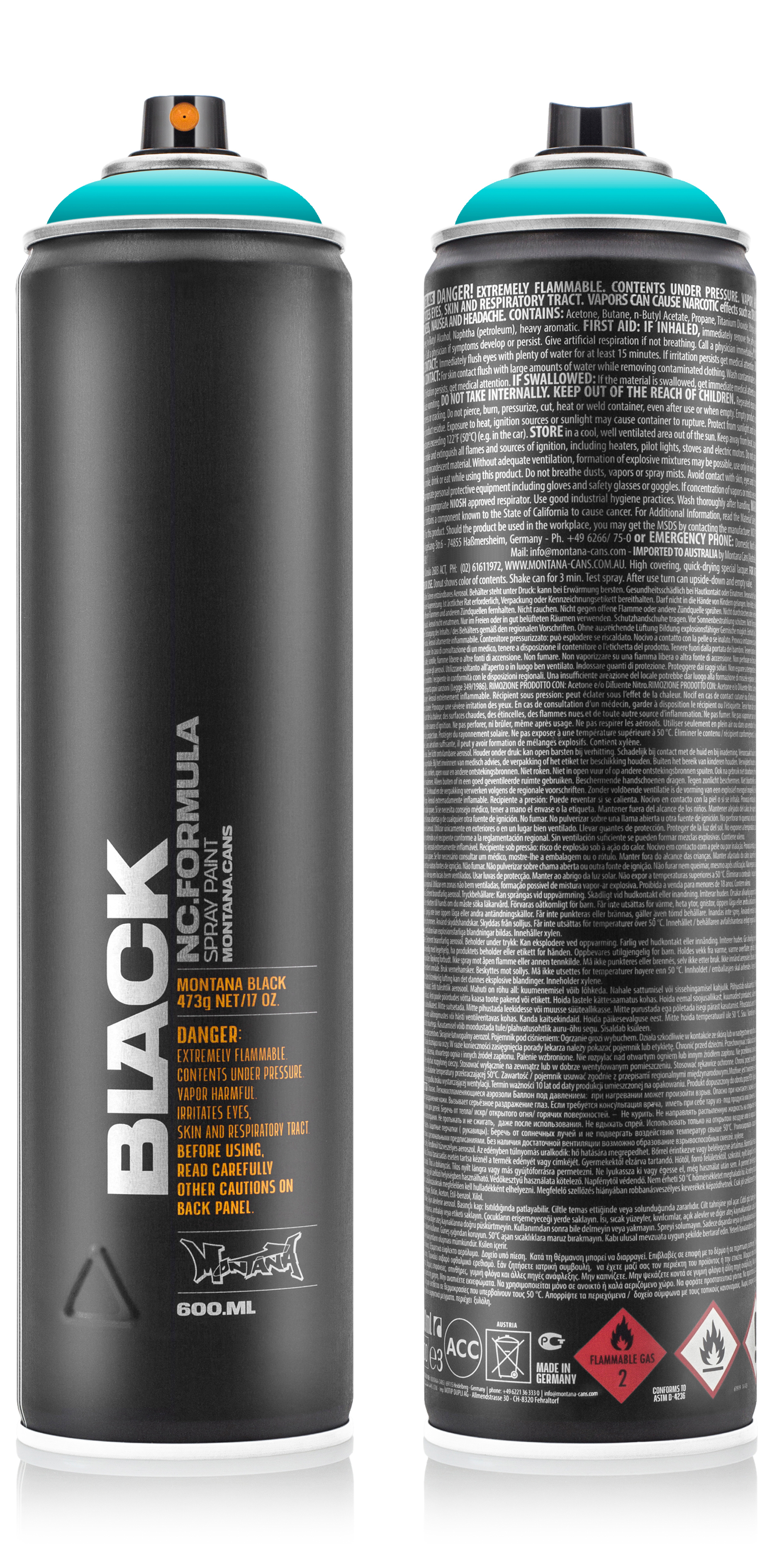 12oz Aerosol Metal Flake Orange (004 HEX) - Urethane Base, Automotive Paint