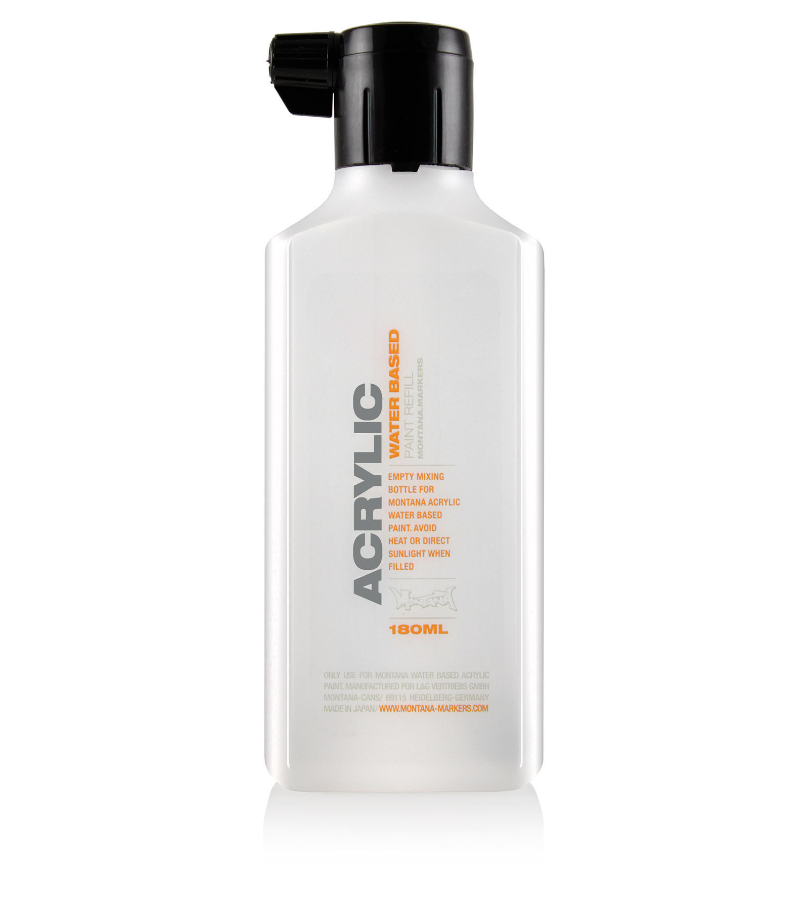 Montana ACRYLIC EMPTY Bottle 180ml Montana ACRYLIC EMPTY Bottle 180ml