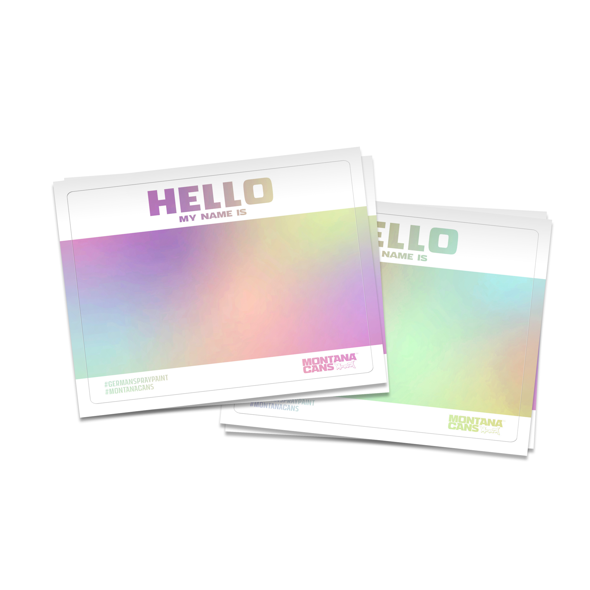 Montana HELLO-GRAM Sticker - NON-EGGSHELL Montana HELLO-GRAM Sticker - NON-EGGSHELL