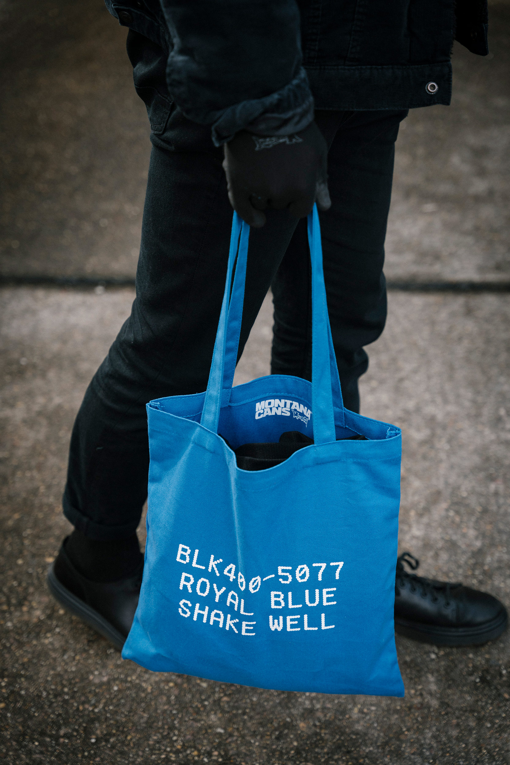 Montana Cotton Bag Donut Print - 5077 Royal Blue Montana Cotton Bag Donut Print - 5077 Royal Blue