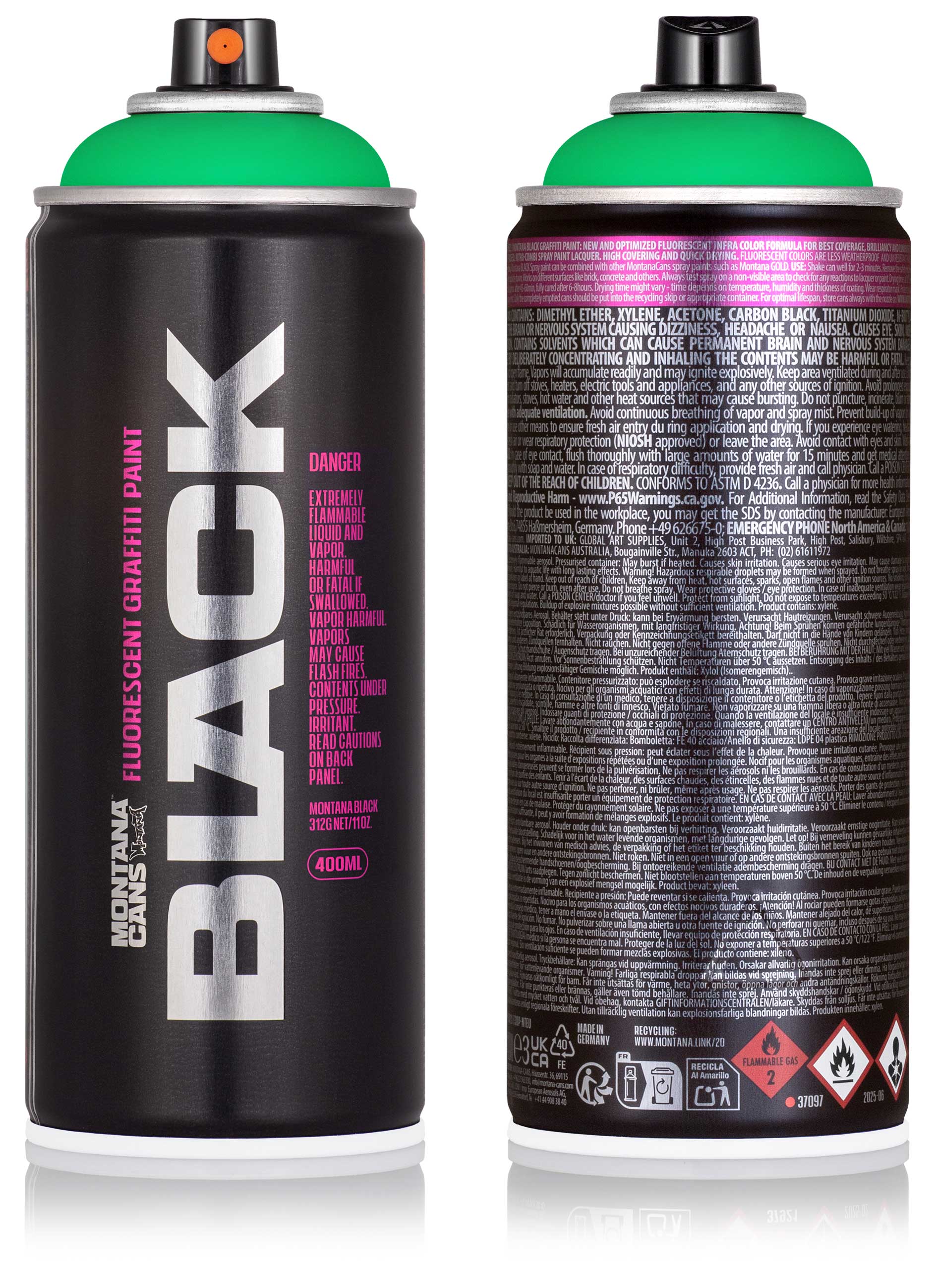 Montana BLACK 400ml - Infra Colors Montana BLACK 400ml - Infra Colors