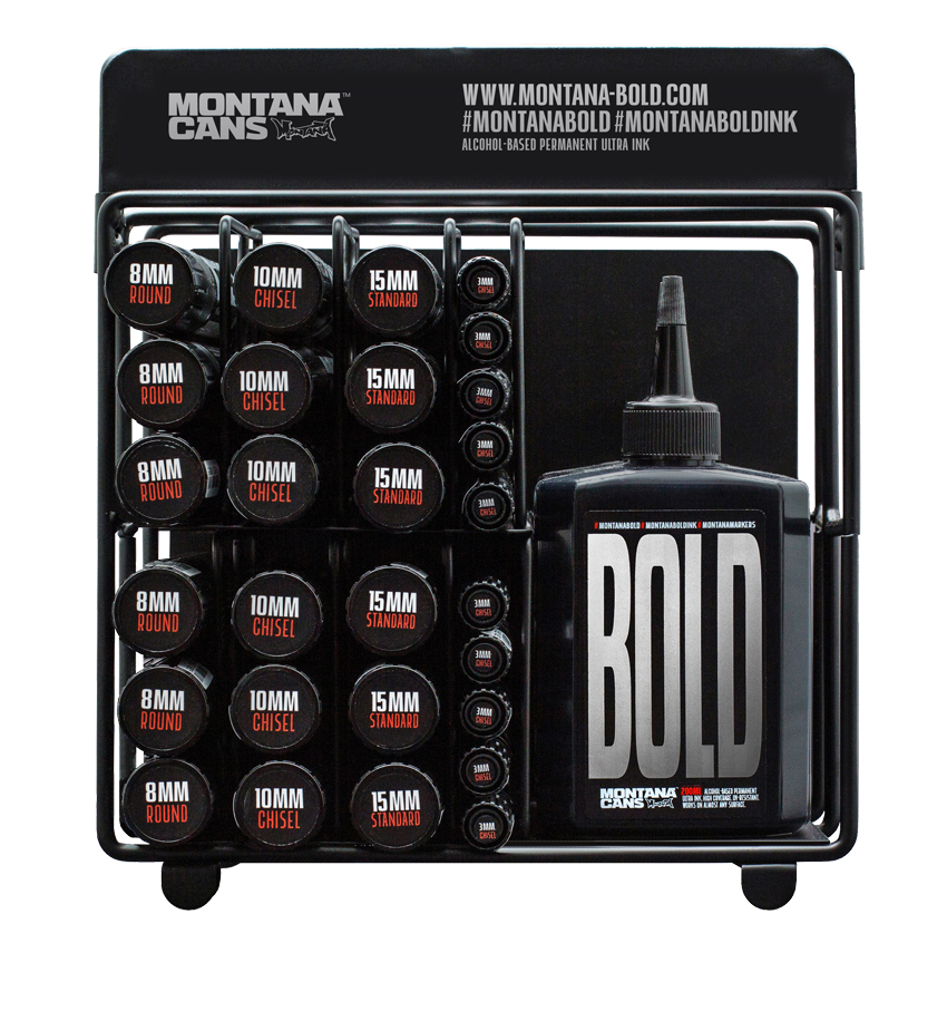MONTANA_BOLD_MARKER_RACK-01A Montana BOLD Marker & Refill Rack