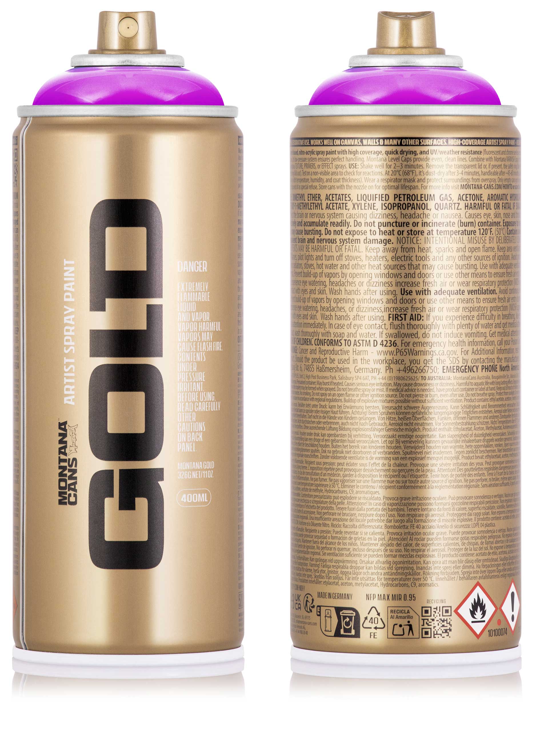 Montana GOLD 400ml - Transparent Colors