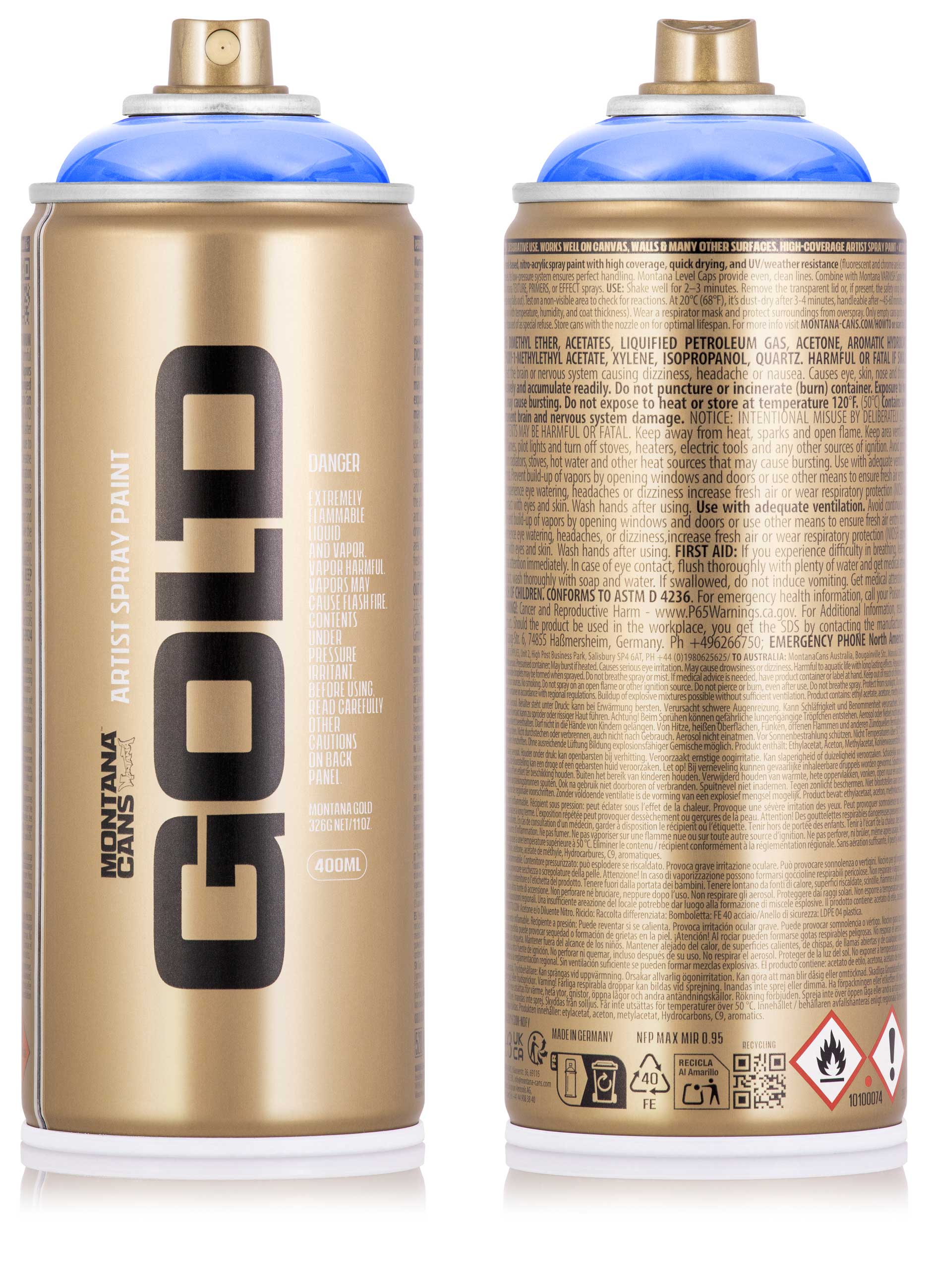 Montana GOLD 400ml - Transparent Colors Montana GOLD 400ml - Transparent Colors