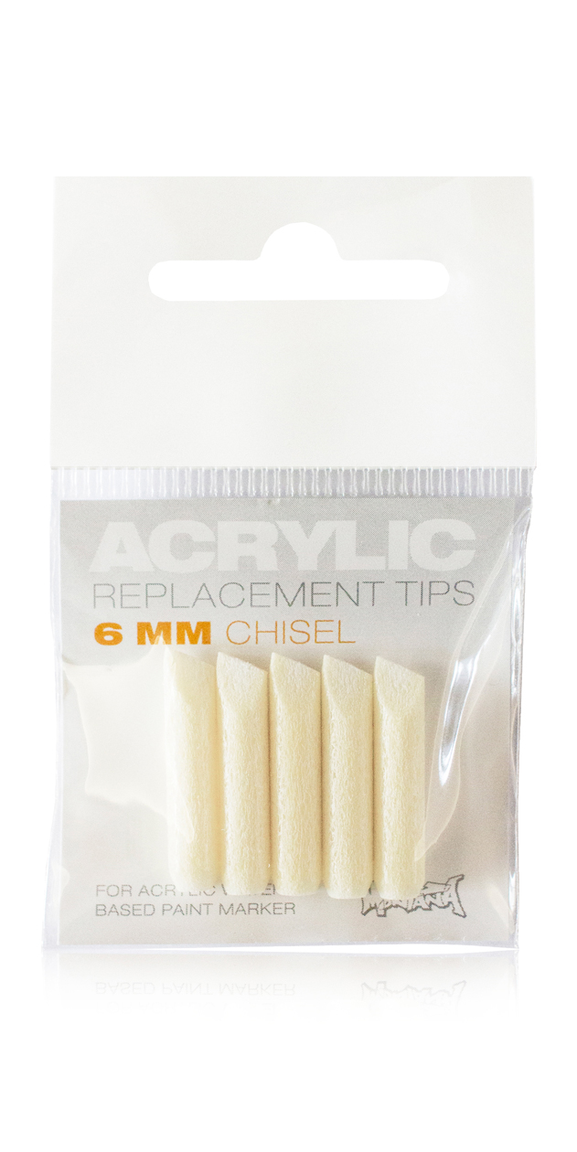 4aedba3bba01fc1337bd3f53add35865 ACRYLIC Tip Set 6mm Chisel