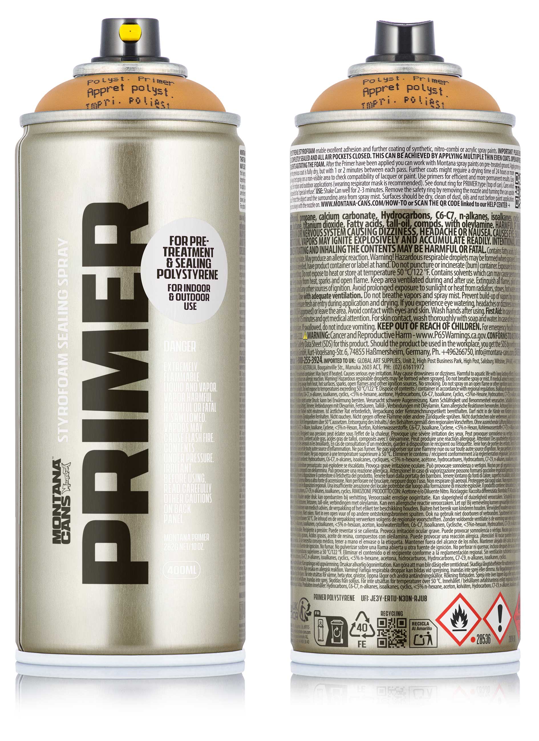 Montana PRIMER 400ml - Polystyrene