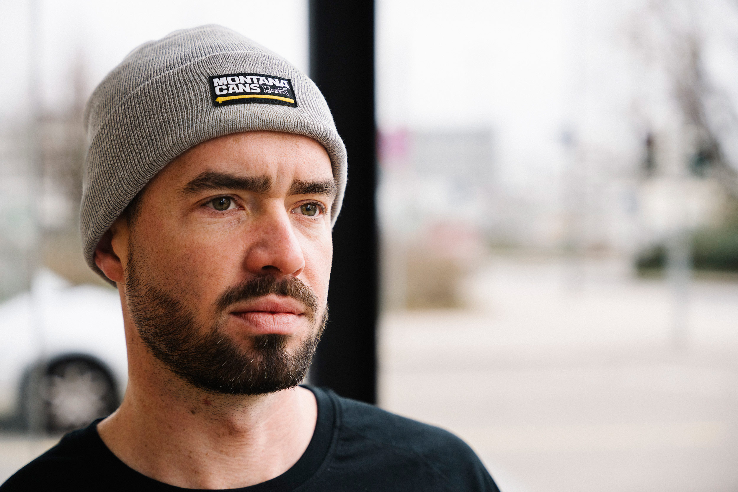 Montana Beanie Logo Line Black Montana Beanie Logo Line Black