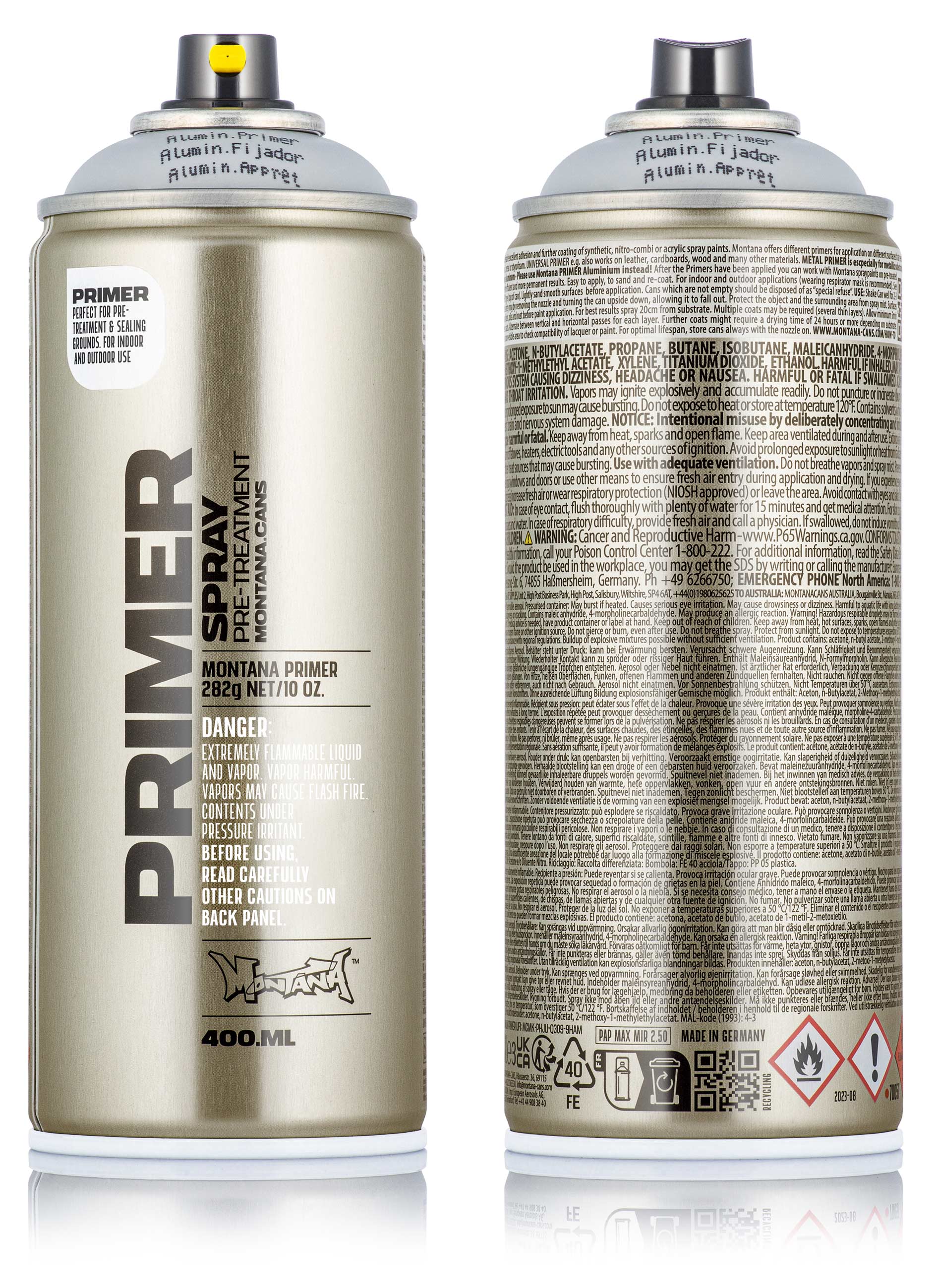 Montana PRIMER 400ml - Aluminium Montana PRIMER 400ml - Aluminium