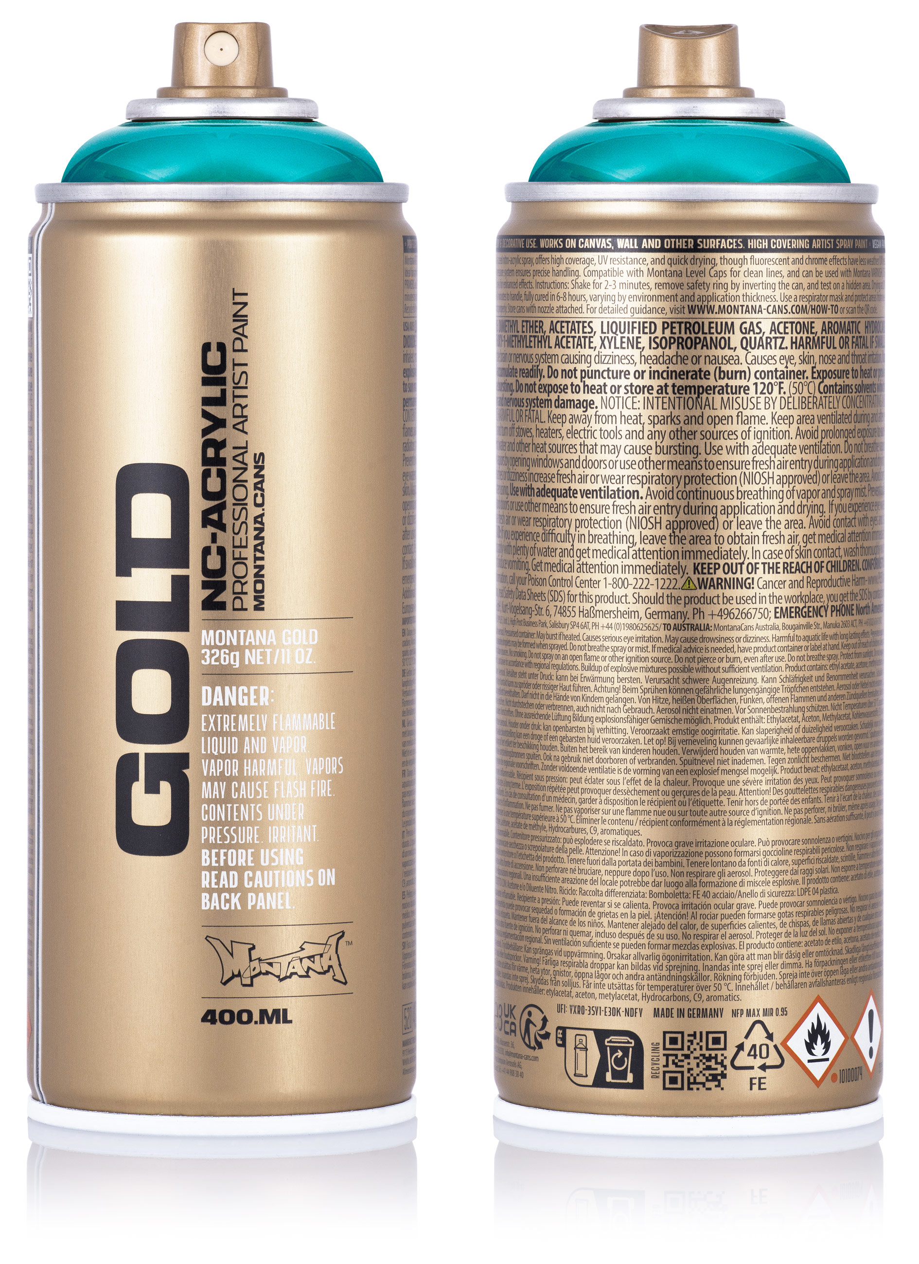 Montana GOLD 400ml - Transparent Colors Montana GOLD 400ml - Transparent Colors