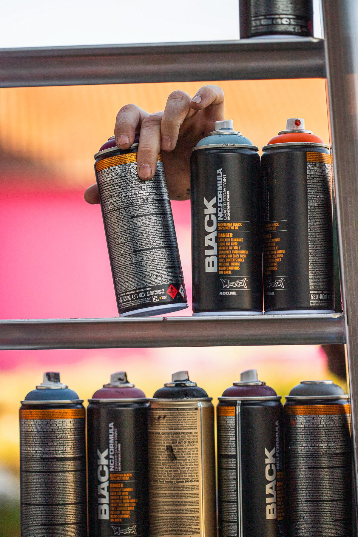 Montana BLACK Spray Paint 400ml