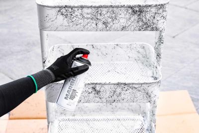 Montana Sprühfarbe 'Marmor-Effekt' – 400 Ml, Schwarz – Für Kreative Oberflächengestaltung