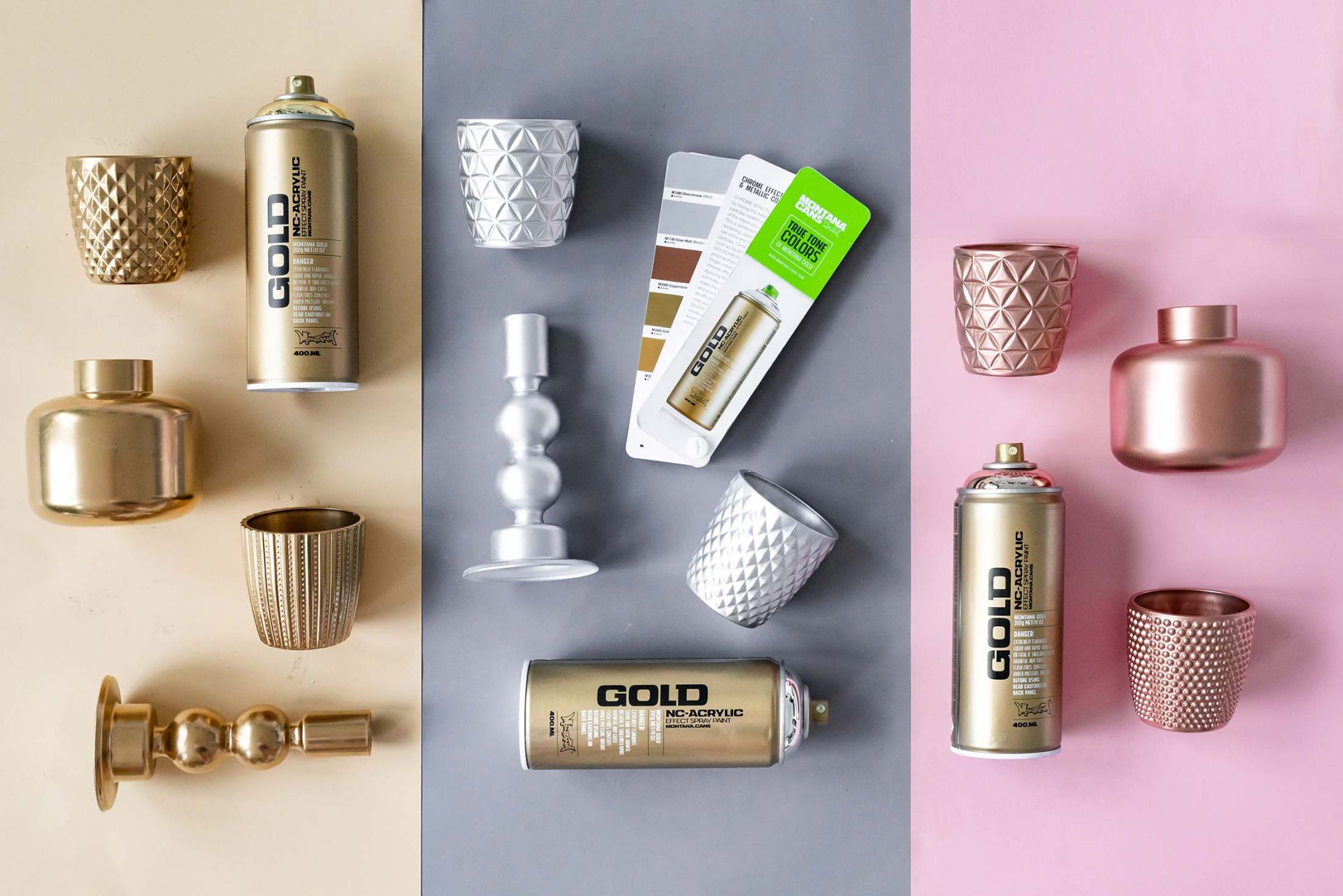 Montana GOLD 400ml Chrome Effect Colors